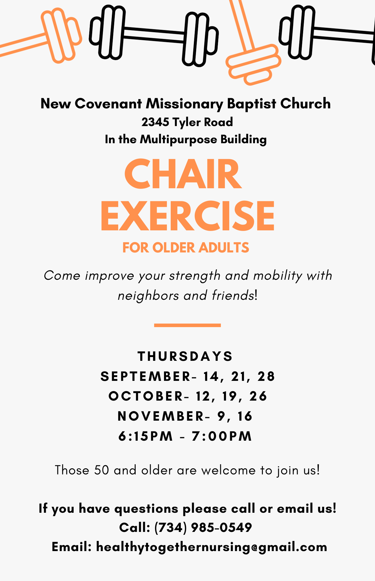 Calendar of Events — Healthy Together West Willow