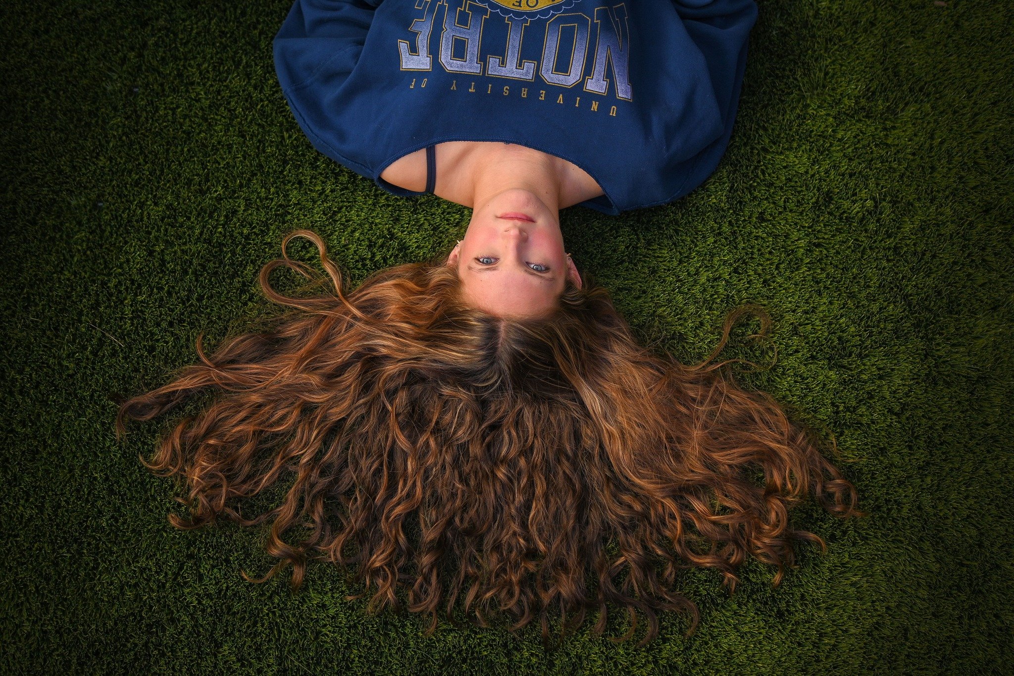 Love a test frame turns out great. I was showing my students how to use a different angle to make a different-looking portrait. I took 5 frames with a Nikon Z50 and a @sigmaphoto 30mm f1.4 lens outdoors with beautiful soft light. #Nikon #Portrait #si