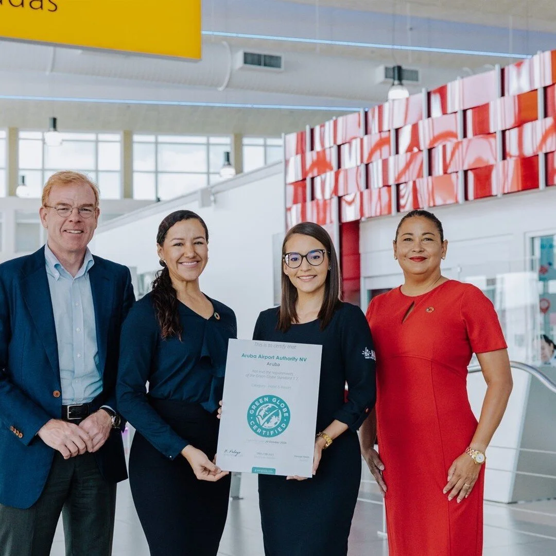 After becoming the 1st Airport in the world to receive the Green Globe Certification in 2022, Aruba Airport Authority N.V.&rsquo;s (AAA) received the exciting news that @arubaairport Queen Beatrix International Airport received its 2nd consecutive Gr