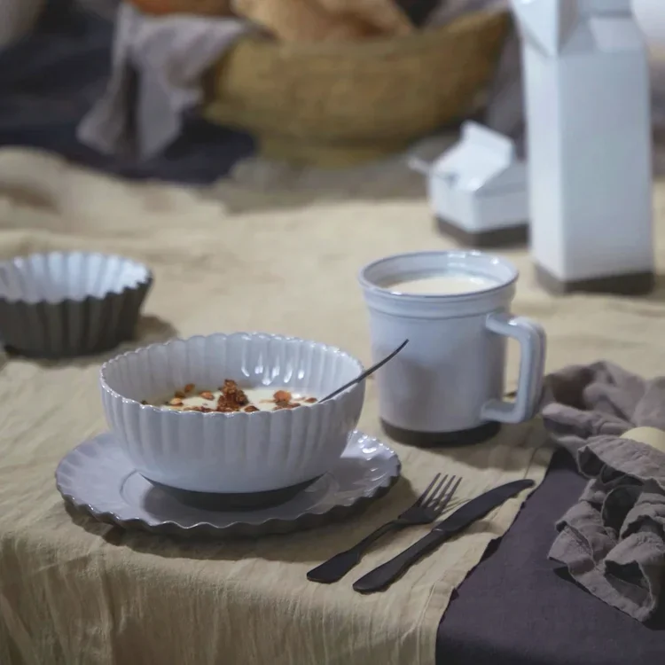 Portuguese manufacturer Costa Verde developed Eco-Gres, incorporating recycled ceramic materials recovered from its own production processes into new tableware. The approach reduces waste generation while maintaining the durability required by hospit