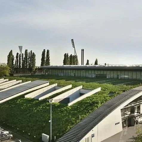 Living roofs transform buildings into extensions of the surrounding landscape. Native grasses, succulents and flowering plants provide natural insulation, reduce stormwater runoff and create habitats for local wildlife. Green roofs blend seamlessly w