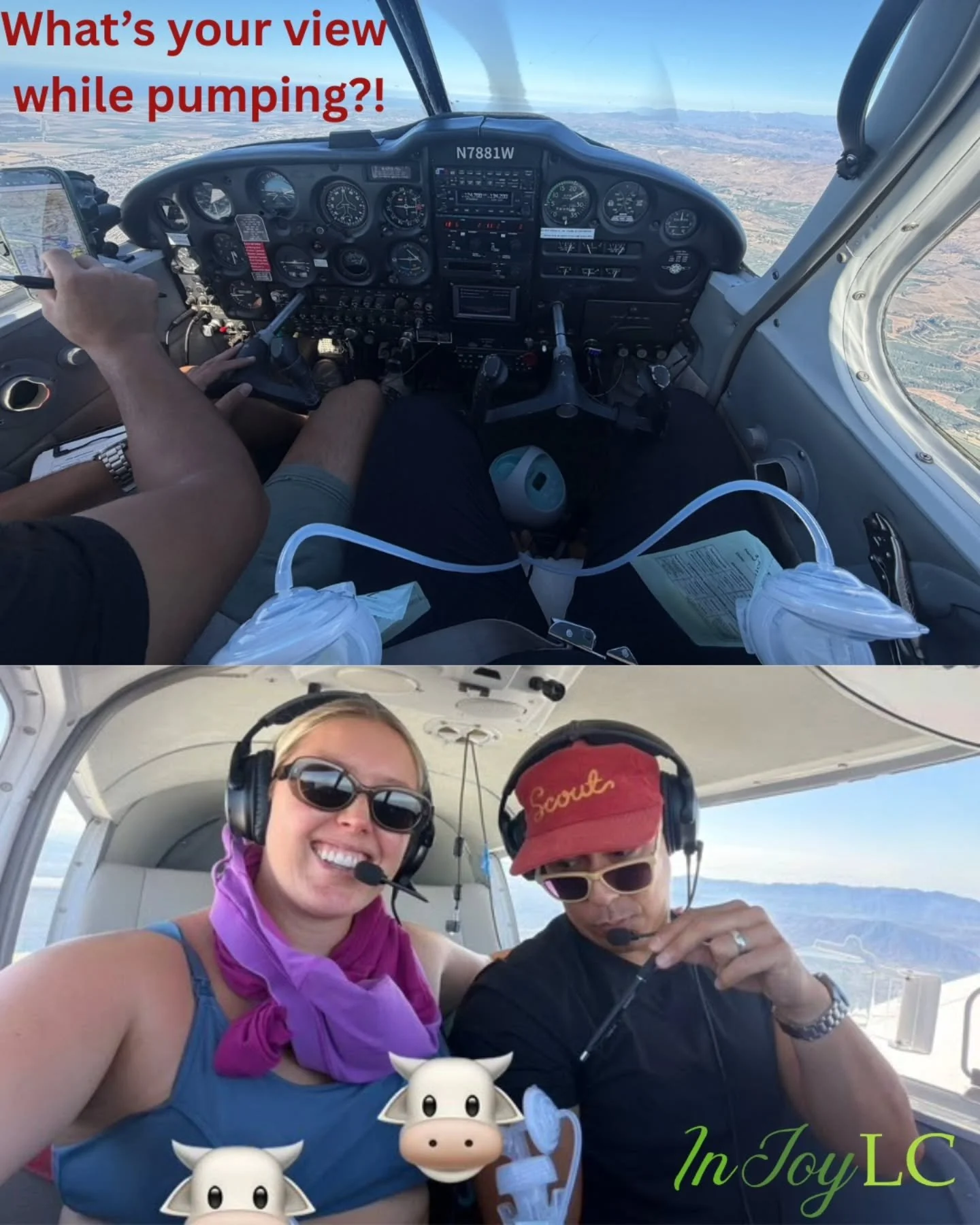 Going into the weekend and I hope you have something fun planned! 

I've had some fun photos sent to me over the years and this one made me laugh recently! 

That's one way to have fun and take care of your baby at the same time! 😀 🛫 

#lactationco