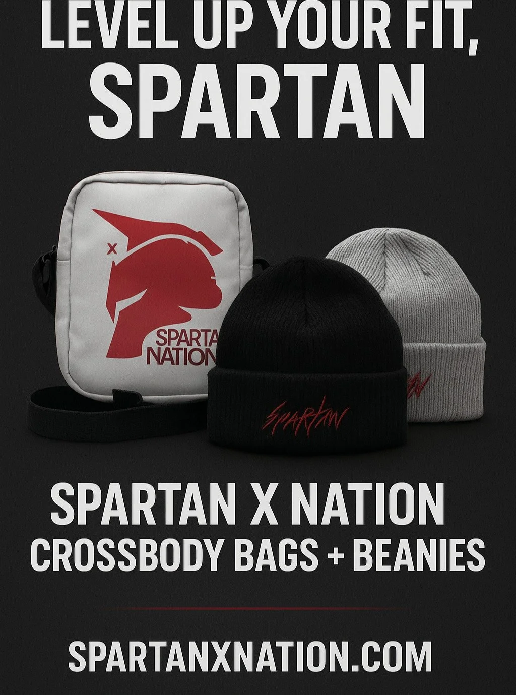 Level up your fit, Spartan ⚔️👾
From the arena to IRL, rep your squad with the new **Spartan X Nation Crossbody Bags + Beanies** &mdash; built for gamers, nerds, and anyone who lives the grind.

🎮 Which console raised YOU? Xbox OG, 360, or PS2?
👇 D