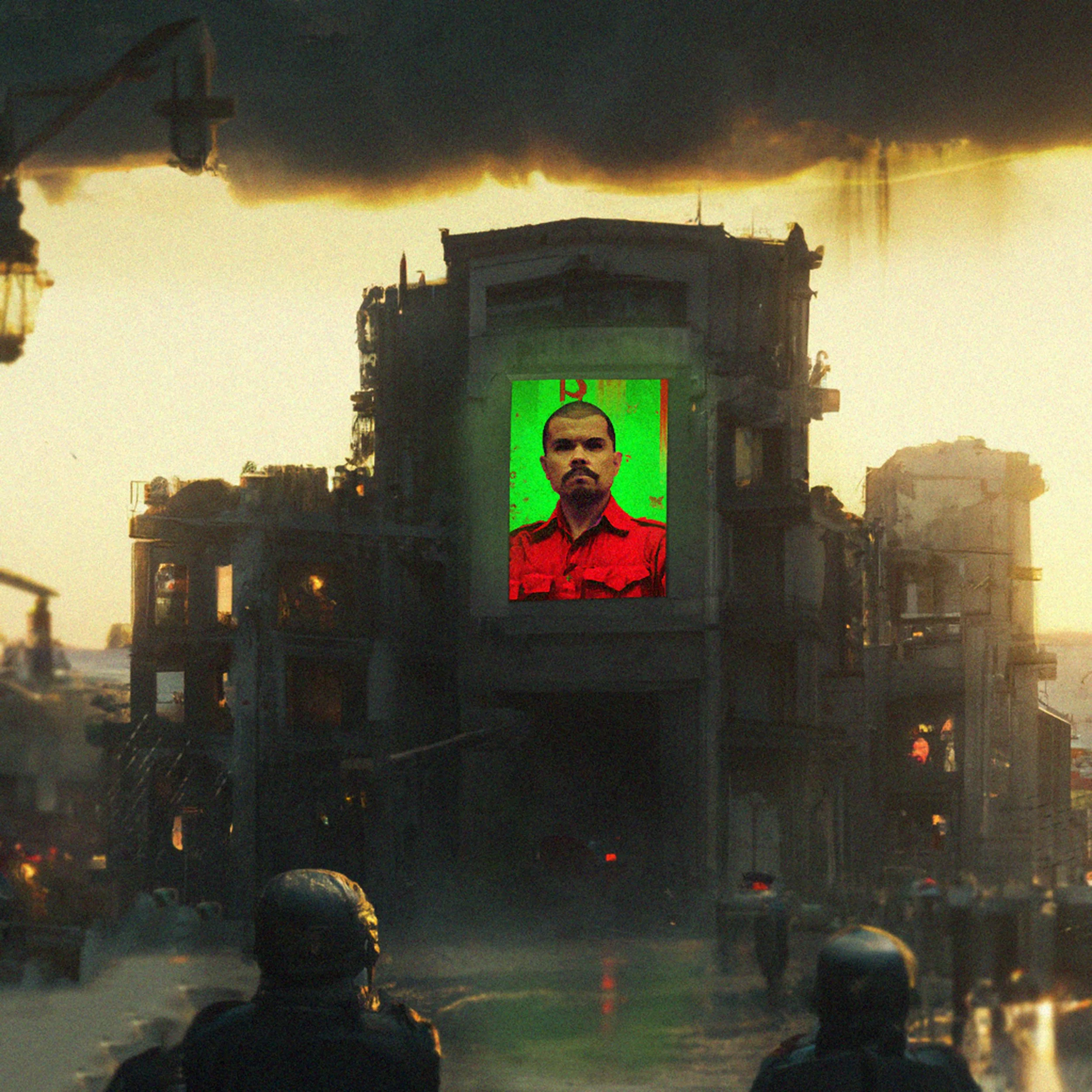 Artist's rendition of the day before the Battle of Mexico City during U.S. Occupation... circa  2021