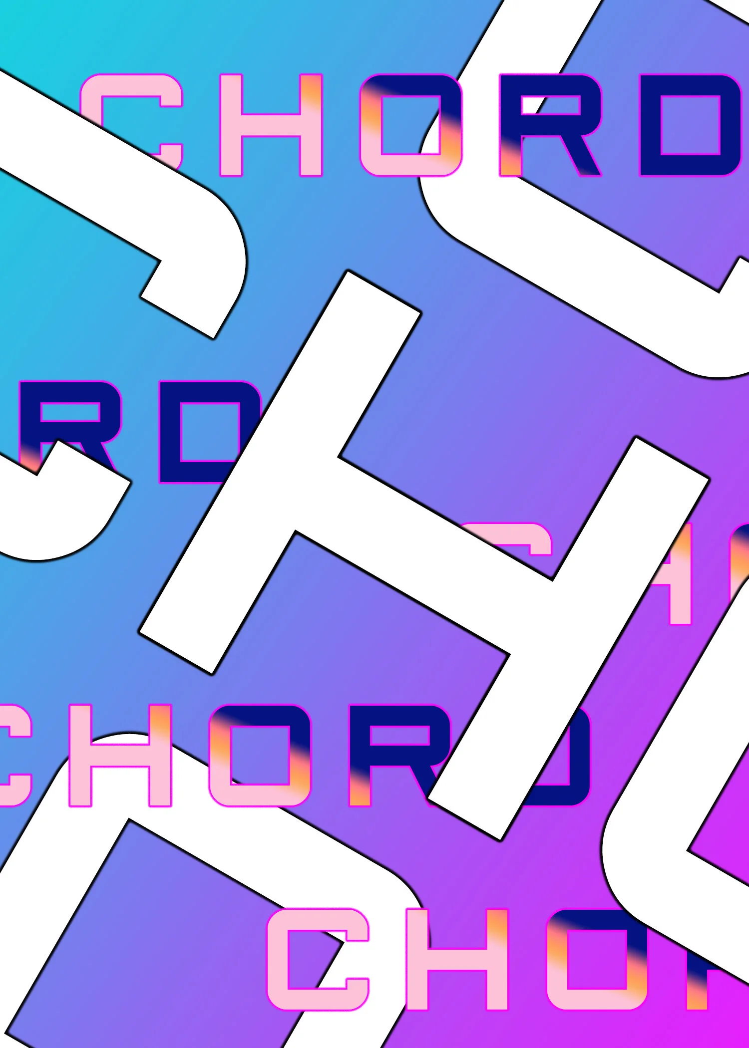 CHORD: Experimental Text Poster