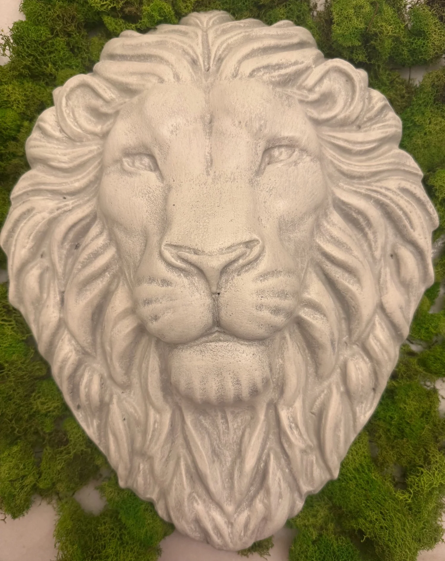 Décoration murale murale d'extérieur Lion - Tronc d'arbre - Cub - 160x80 cm - Toile de