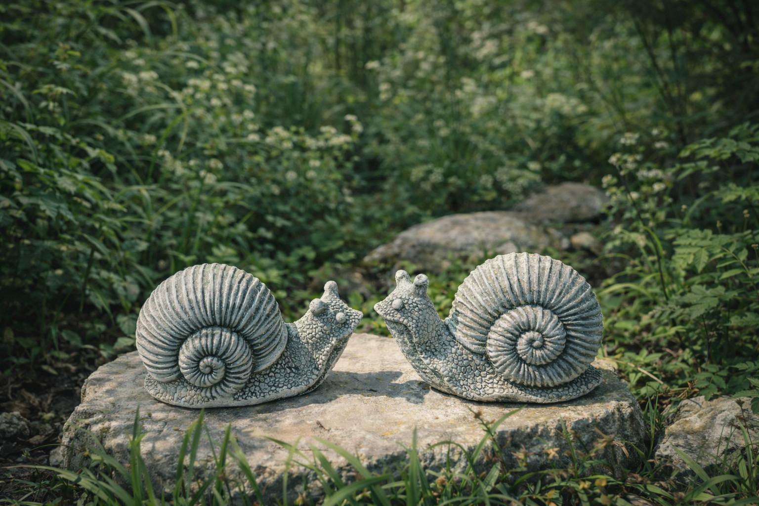 Concrete Snail Garden Statue - Left or Right Facing