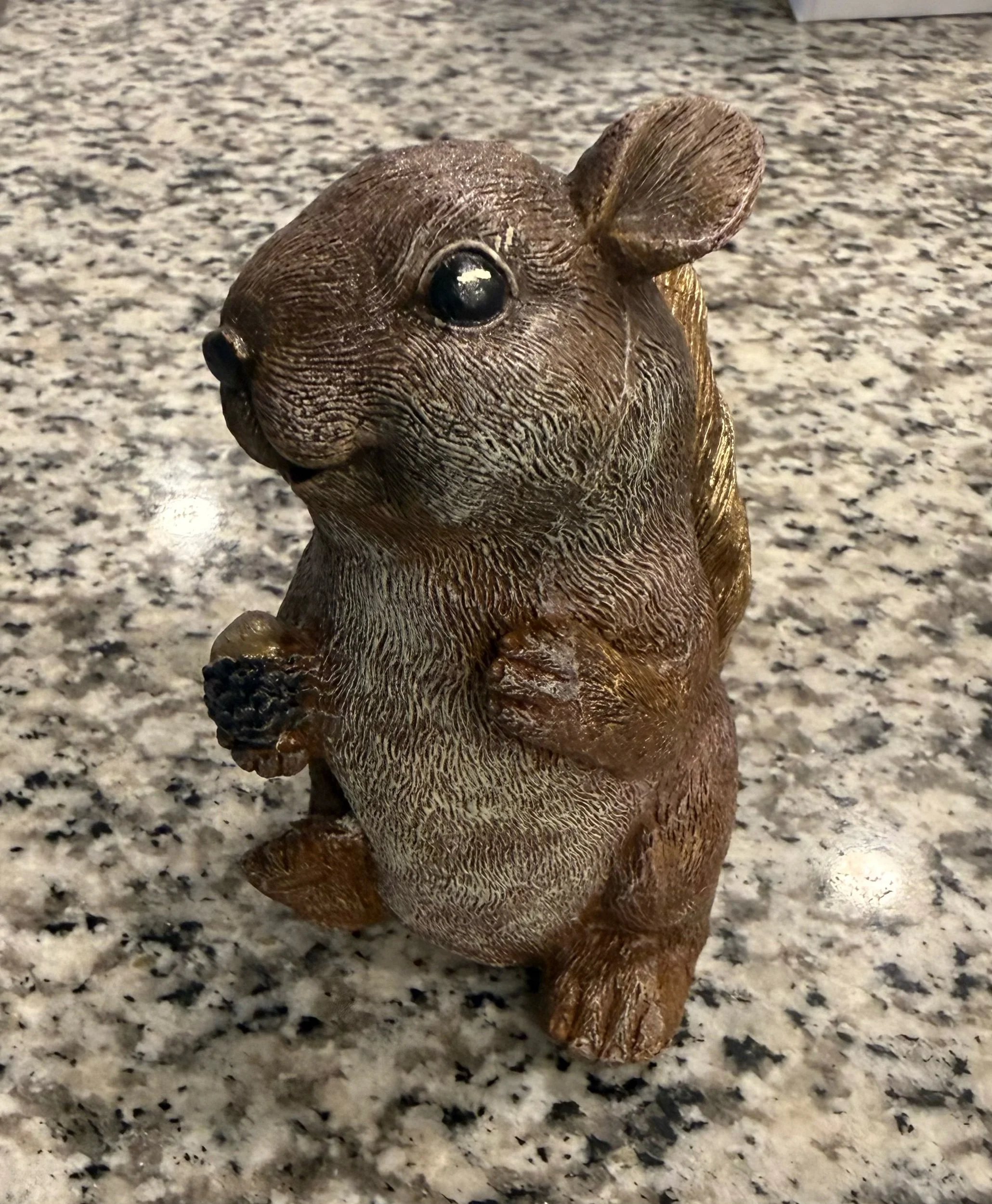 Concrete Little Squirrel Statue