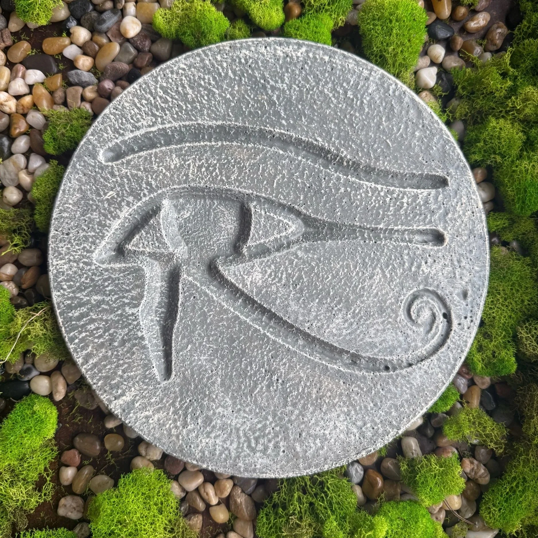 Eye of Ra Concrete Stepping Stone