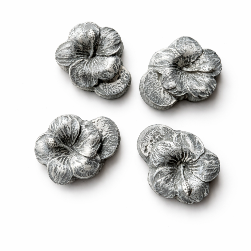 Hibiscus Flowers Planter Feet