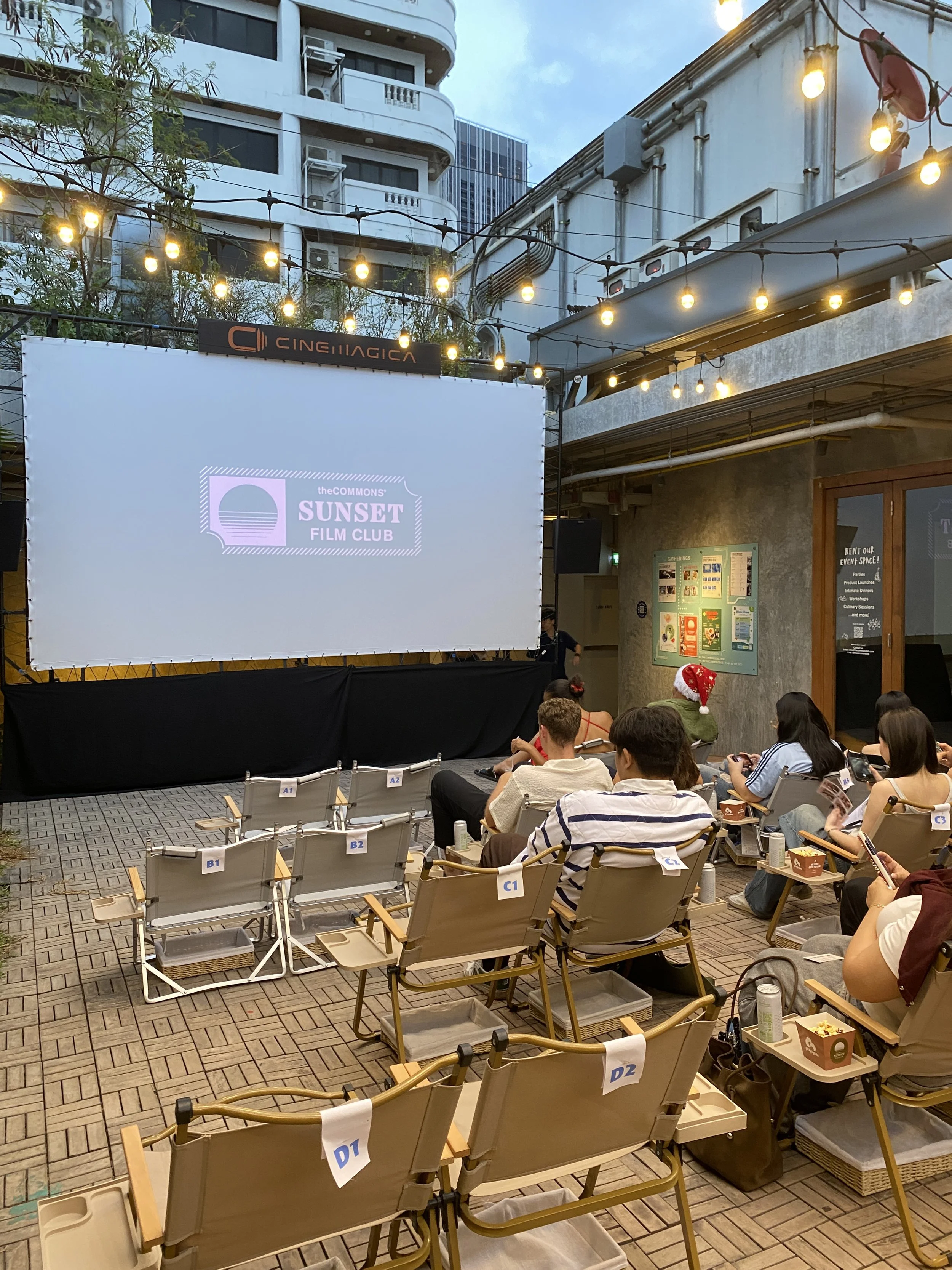 THE COMMONS' SUNSET FILM CLUB @Thonglor, BKK