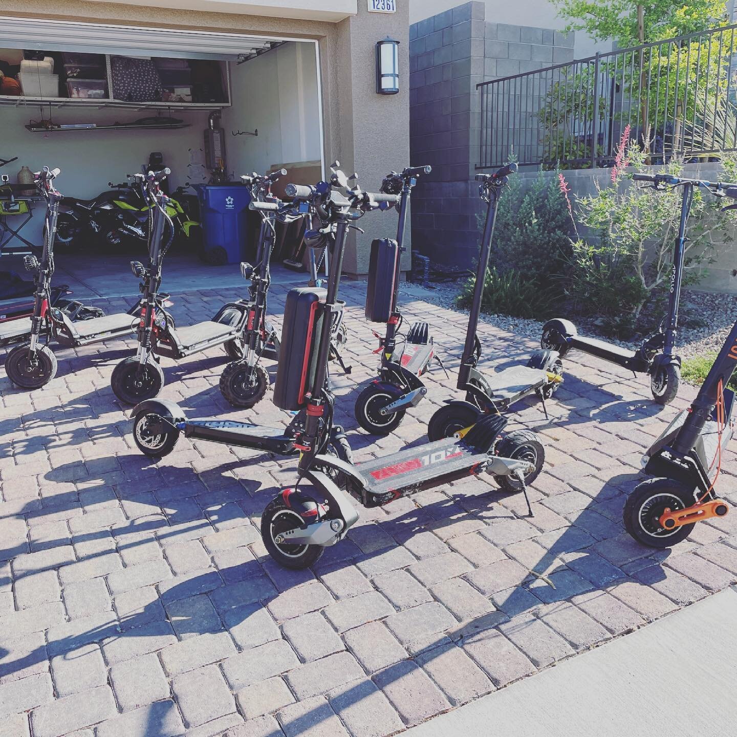 Dream garage. 😂 #scooters