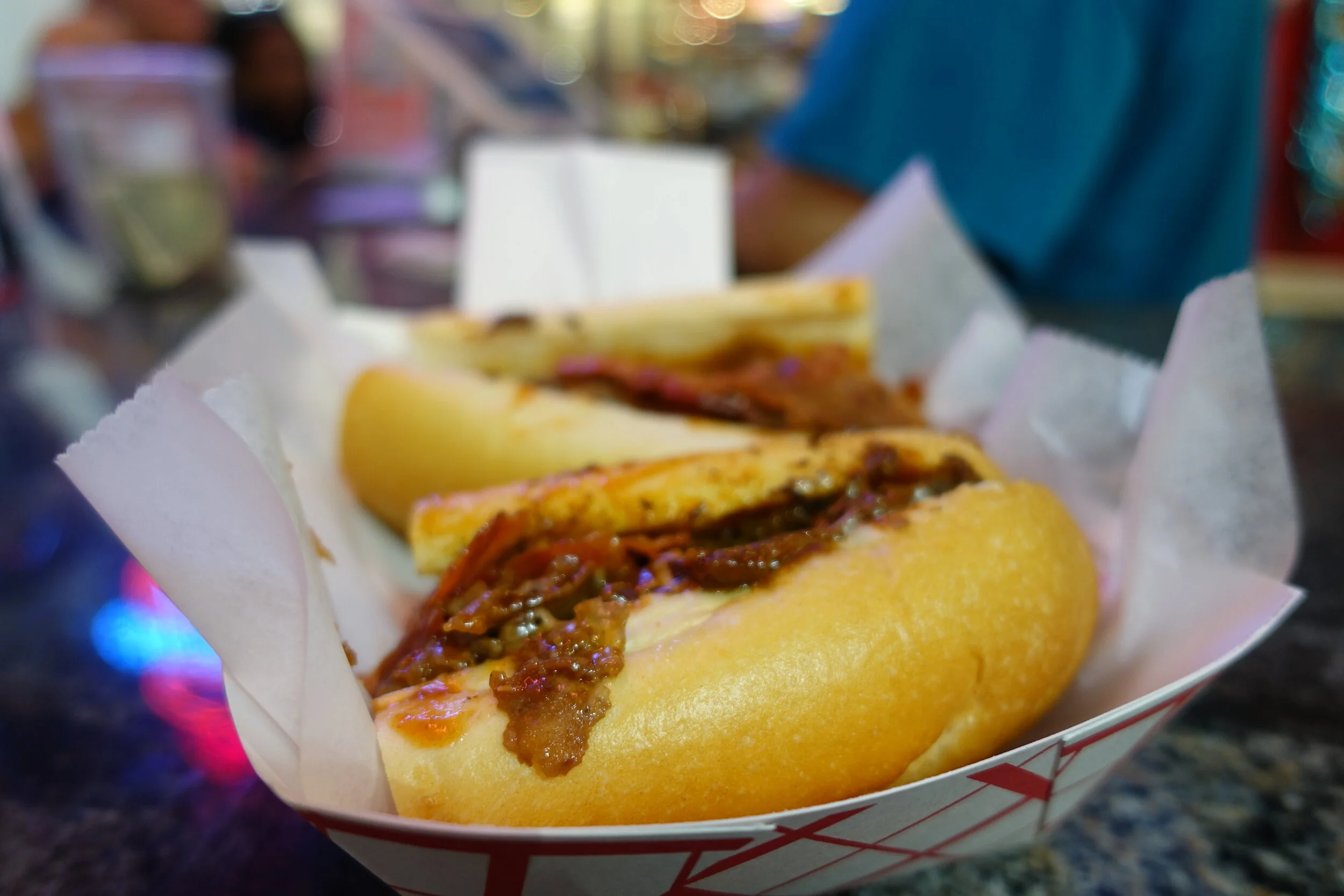 The winning cheesesteak. (Lynette: we shared it!)