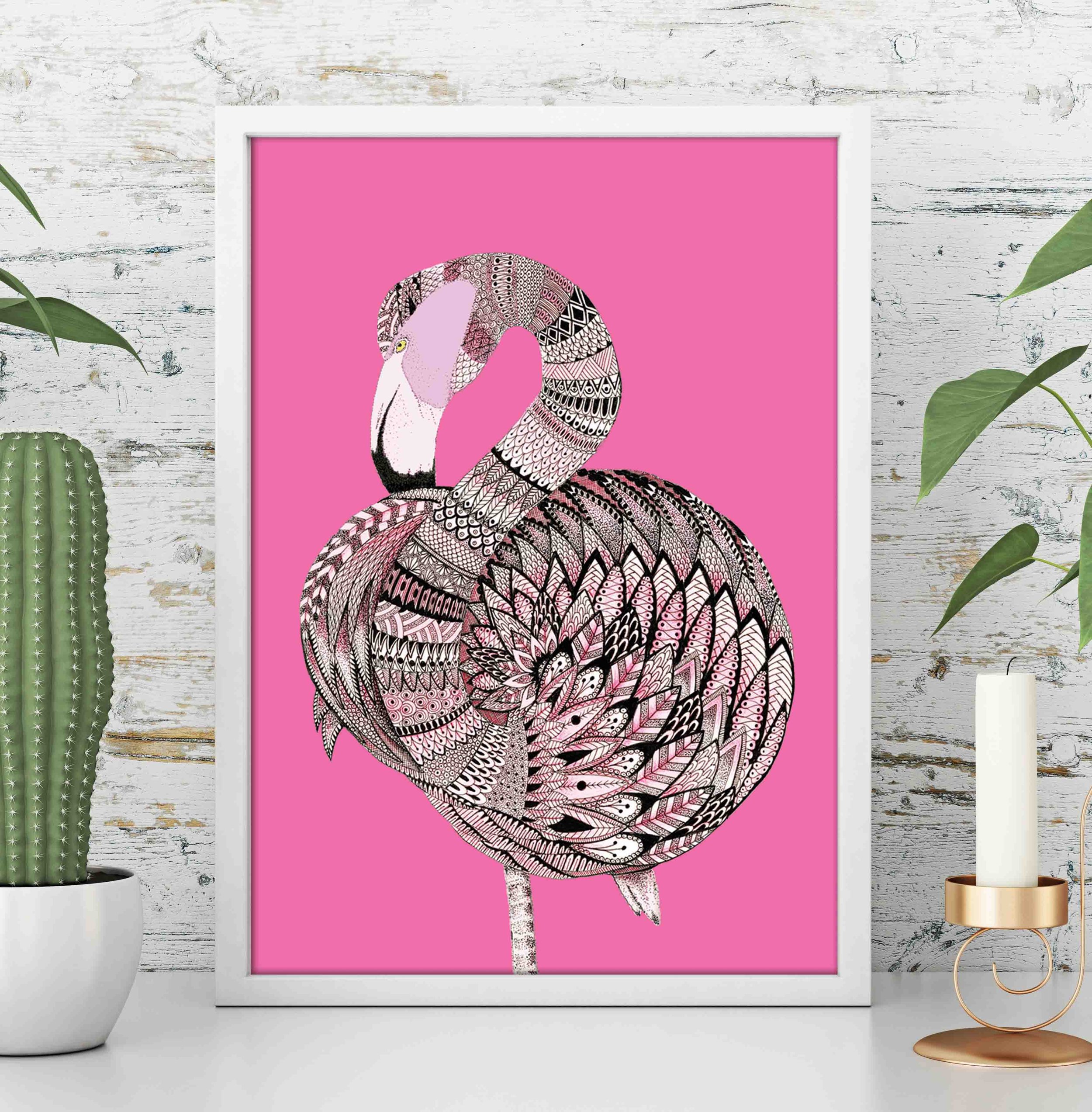 Flamingo Art Print