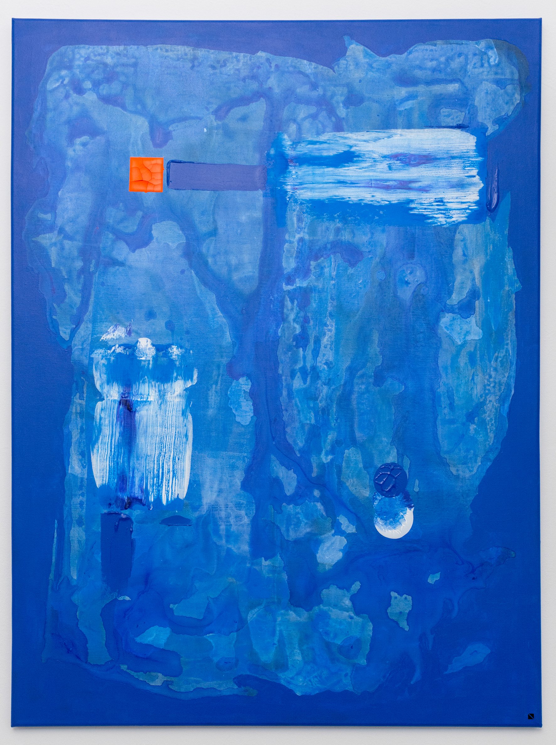 "Orange Fish" | Acrylic on Canvas, 76.2 x 101.6 cm