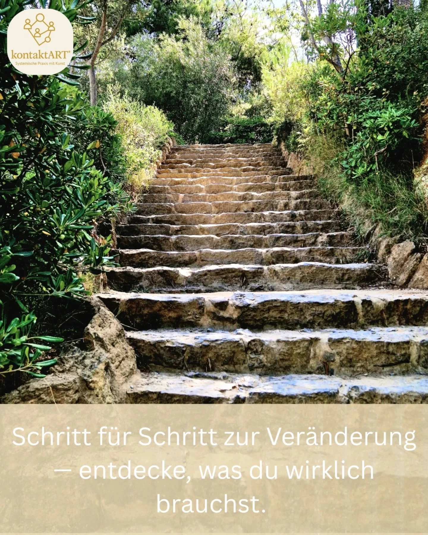 Ver&auml;nderung geschieht Schritt f&uuml;r Schritt. 💫
In der systemischen Praxis lernst du deine Bed&uuml;rfnisse und dein Vorgehen besser kennen.
Oft wissen wir so wenig &uuml;ber uns selbst &ndash; doch genau da beginnt Pers&ouml;nlichkeitsentwic
