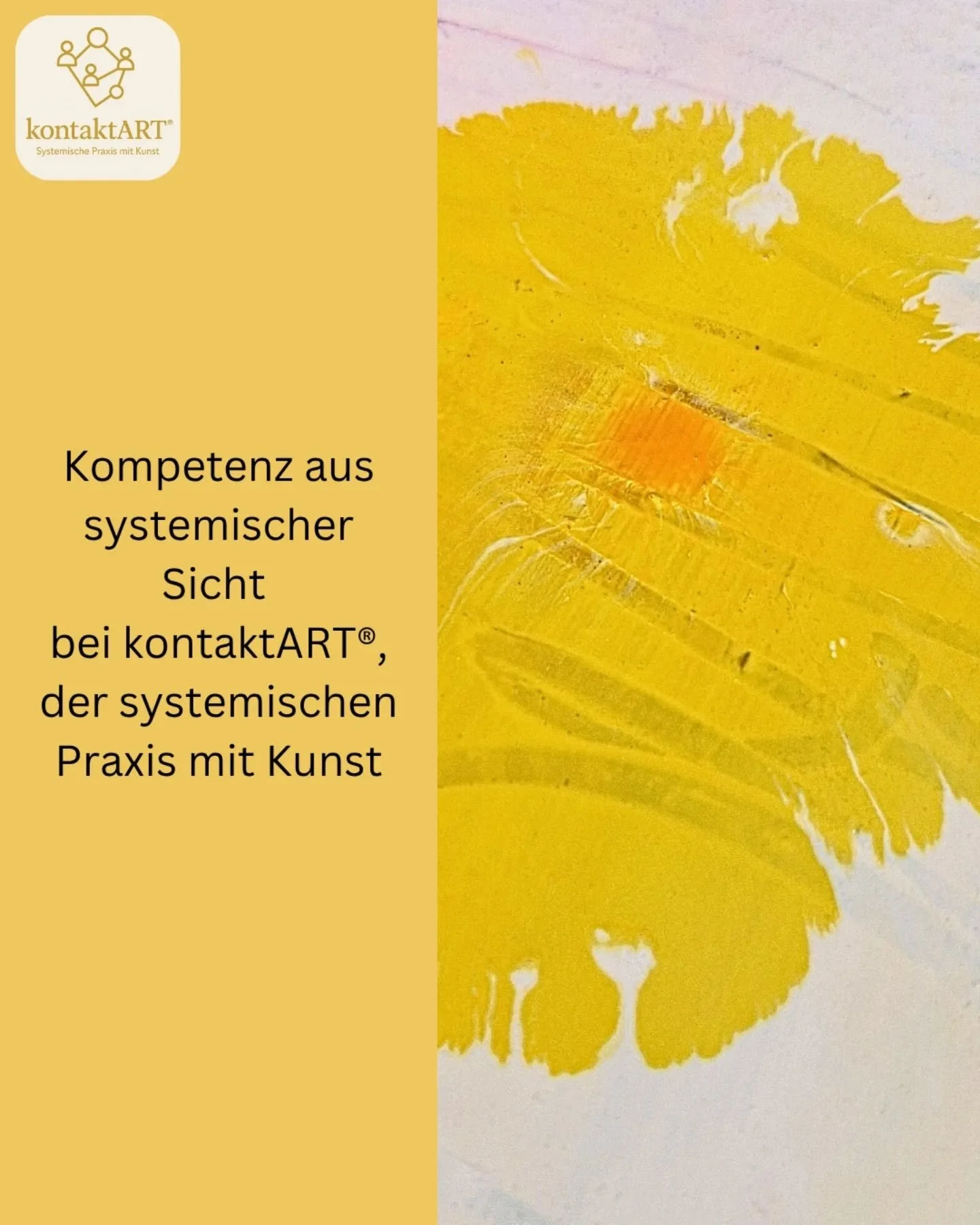 ✨ Kompetenz aus systemischer Sicht ✨
Kompetenz ist kein Besitz, sondern ein Prozess.
Sie entsteht, wo Beziehung, Wahrnehmung und Kreativit&auml;t sich verbinden.
Bei kontaktART&reg; wird dieser Raum sichtbar &ndash; im k&uuml;nstlerischen Ausdruck, i