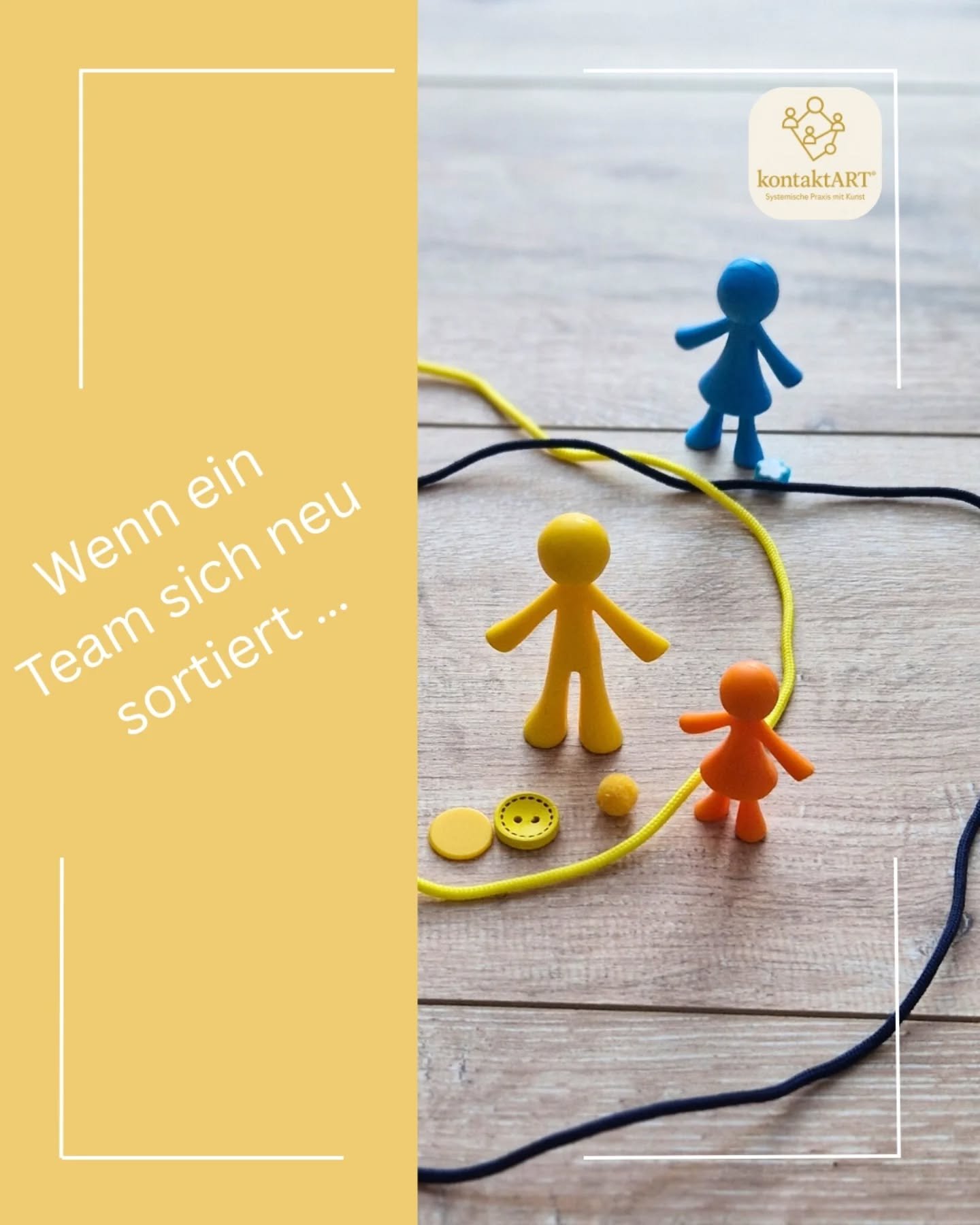 💫Wenn ein Team sich neu sortiert, tauchen Fragen auf:
Was bleibt? Was ver&auml;ndert sich? Und wie gehen wir den Weg gemeinsam weiter?

Bei kontaktART&reg; schaffen wir Raum f&uuml;r Klarheit &ndash; damit Entscheidungen nicht trennen, sondern verbi