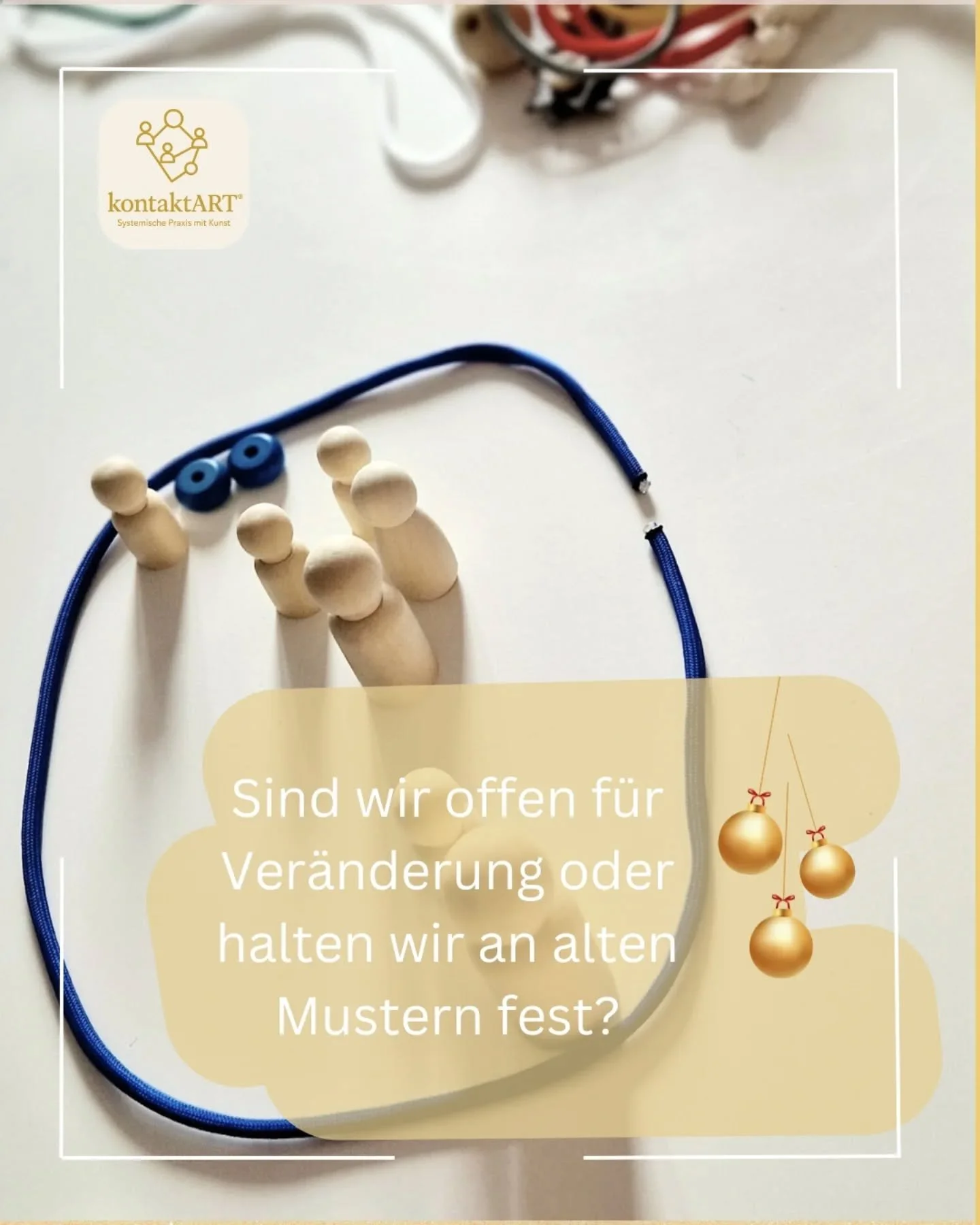 Sind wir bereit hinzuschauen oder bleiben wir im Autopilot?

💫In der systemischen Arbeit bei kontaktART&reg; geht es nicht darum, etwas wegzumachen, sondern Zusammenh&auml;nge sichtbar zu machen.

💫Ob bei Zielen, Entscheidungen oder pers&ouml;nlich