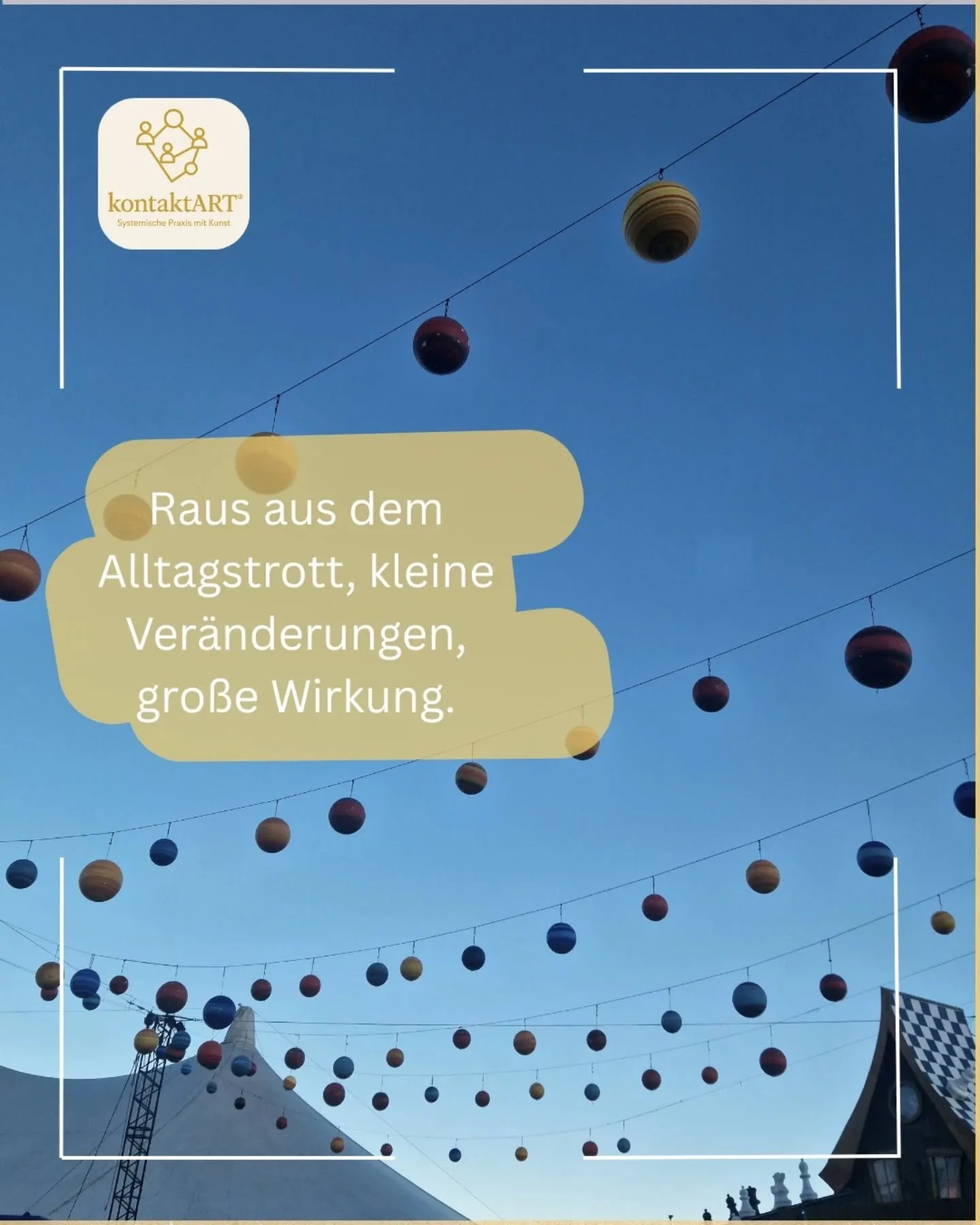 kontaktART&reg;, systemische Beratung &amp; Therapie
F&uuml;r Menschen, Paare und Familien, die ihren Alltag bewusster gestalten und neue Wege entdecken m&ouml;chten.
👉 Ver&auml;nderung beginnt oft leise. Wir h&ouml;ren hin.

www.atelierkontaktart.d