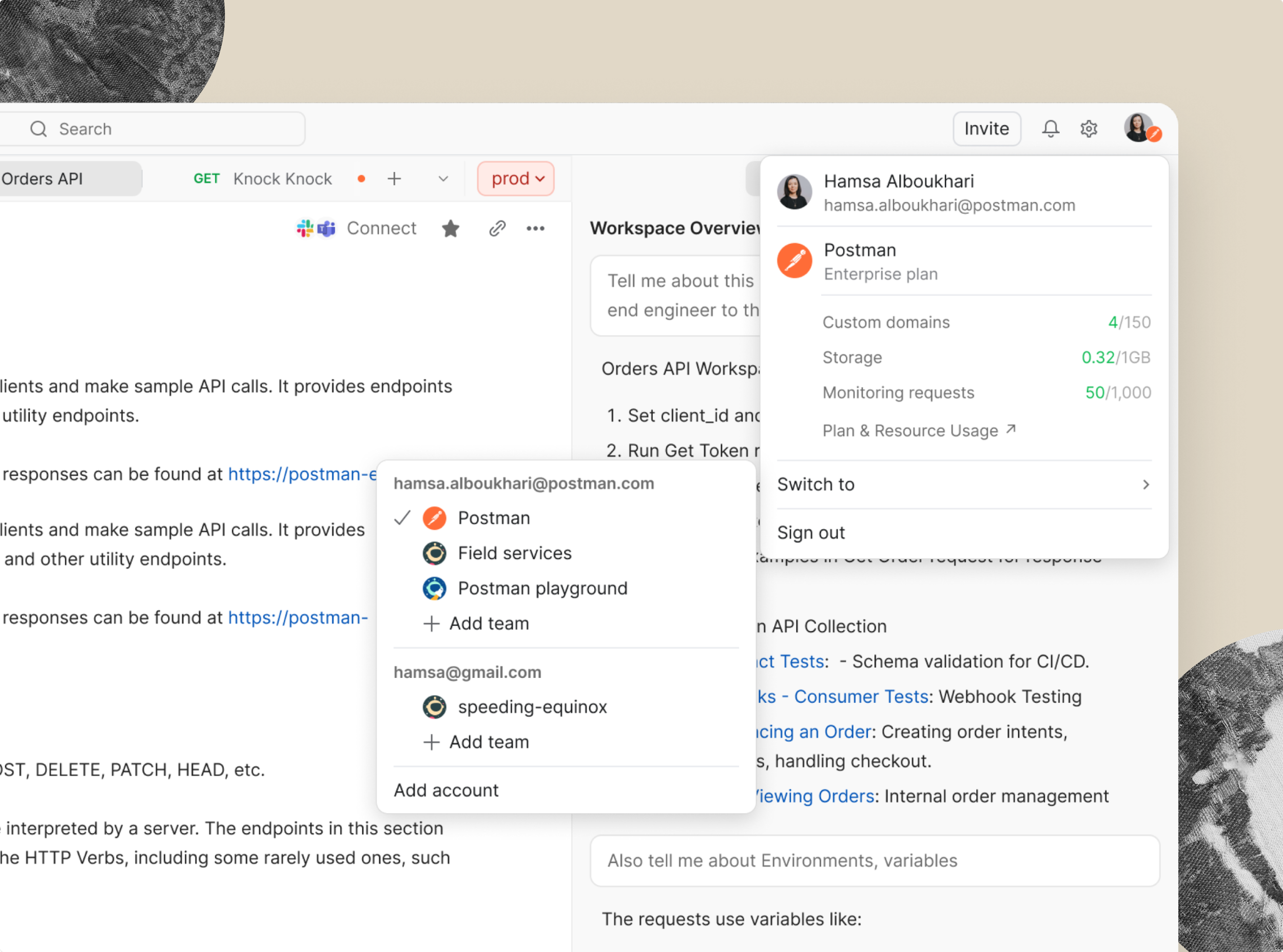Profile navigation redesign