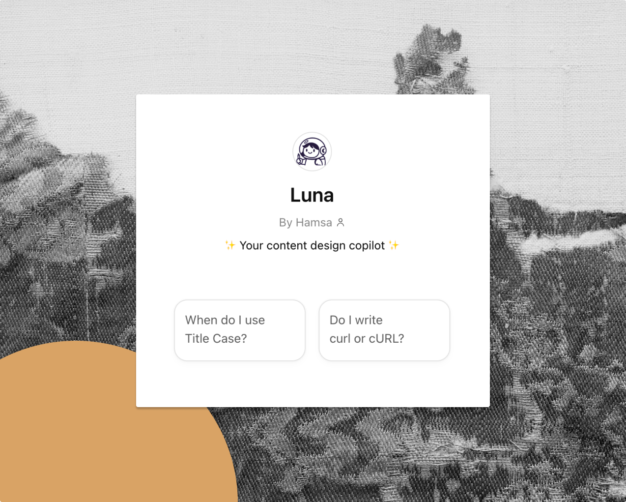 AI powered content design copilot