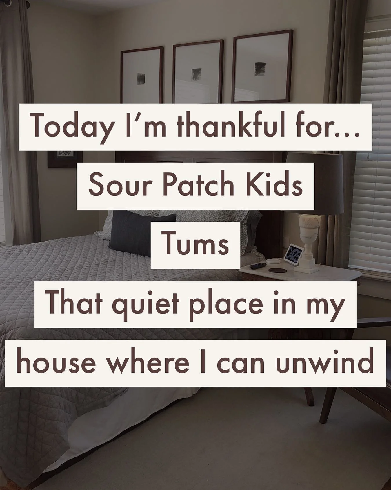 Starting the day with a little positive thinking. #hometogether