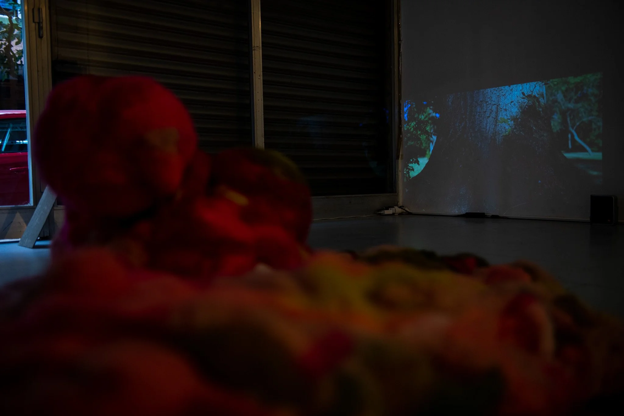 Resting Under | 4-channel video installation | Jamsen LAW | 2022 | Photos by Roy Lam