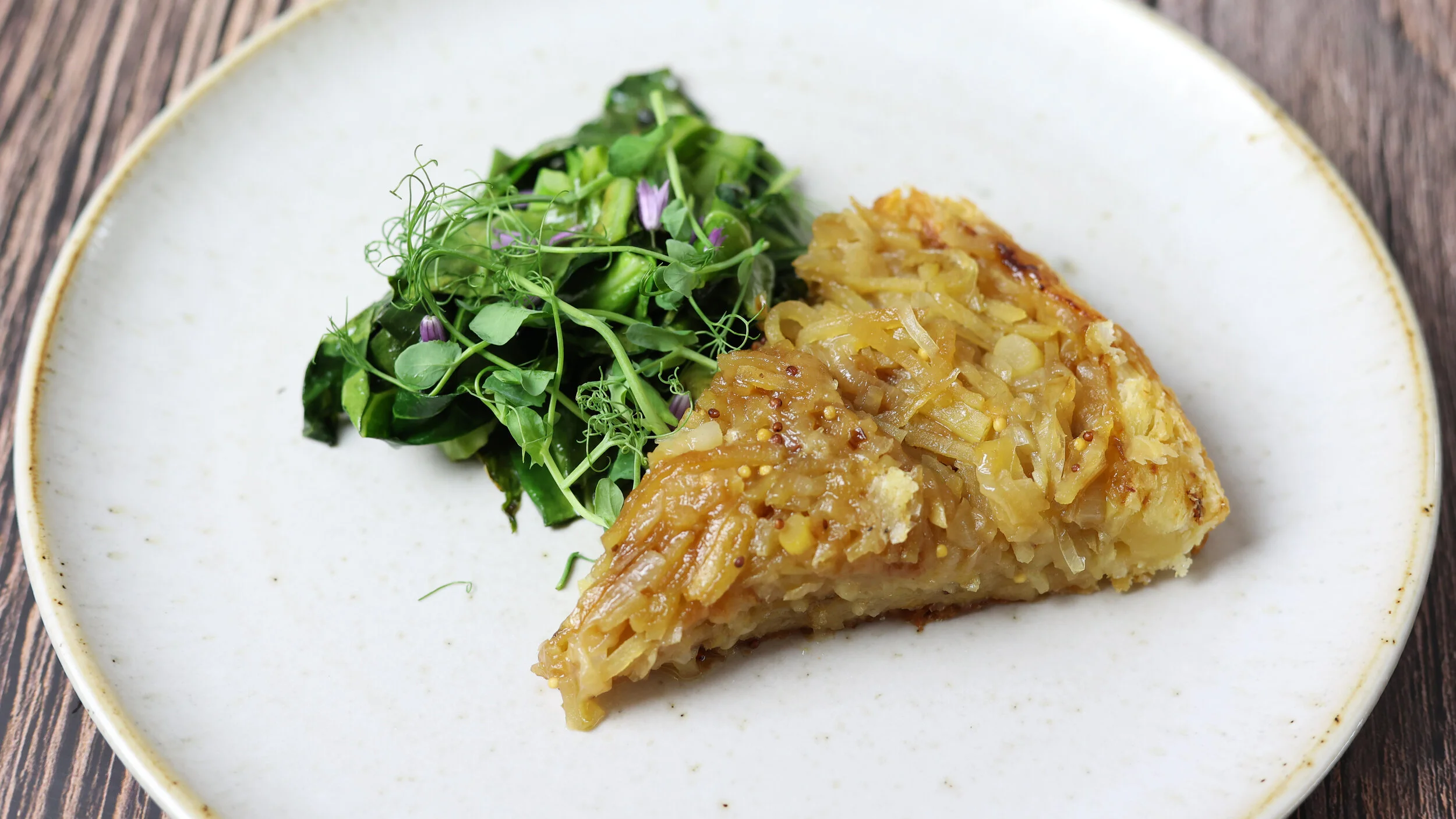 Potato and White Onion Tarte Tatin — farmer and chef