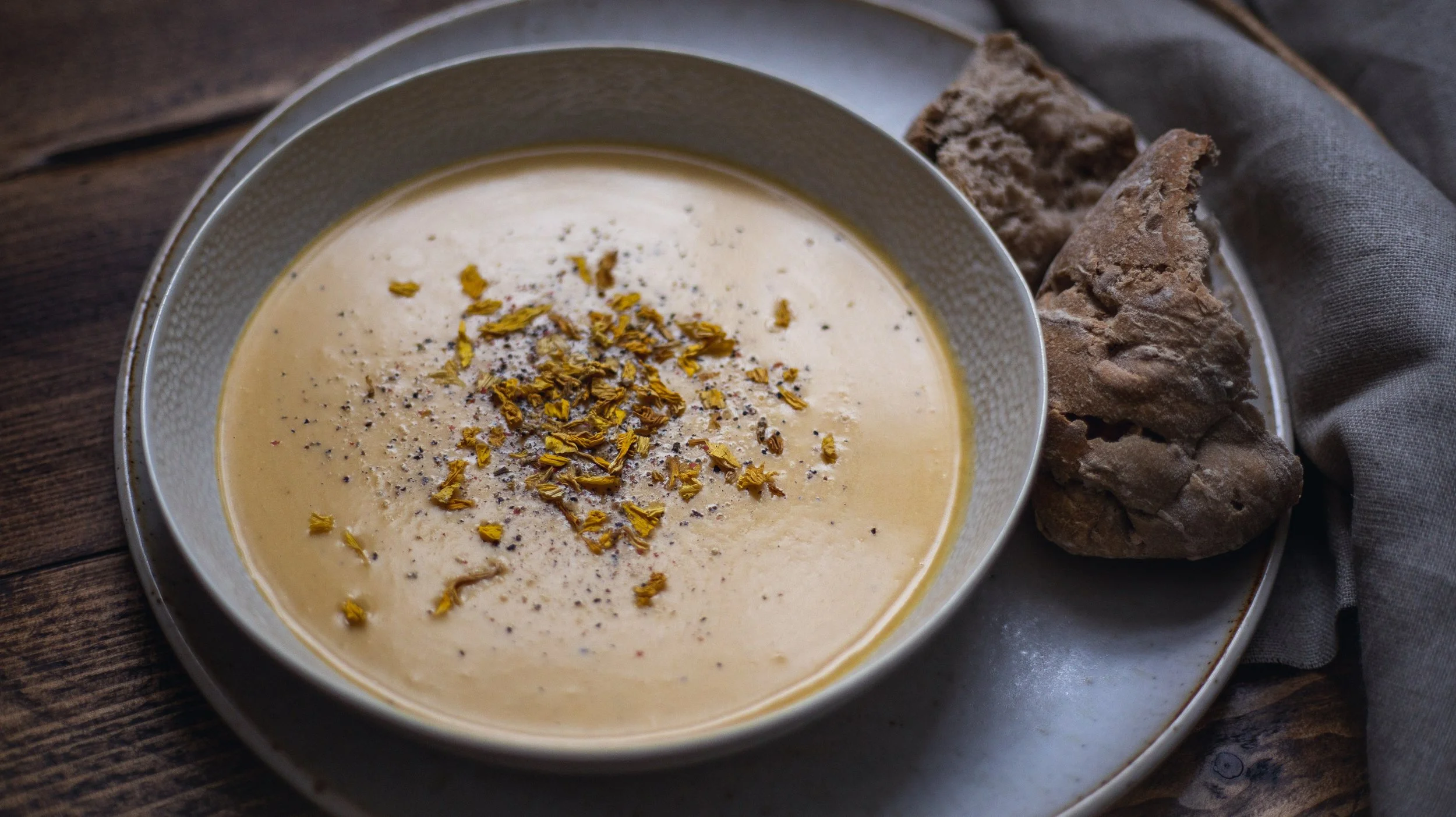 Parsnip and Yellow Split Pea Soup — farmer and chef