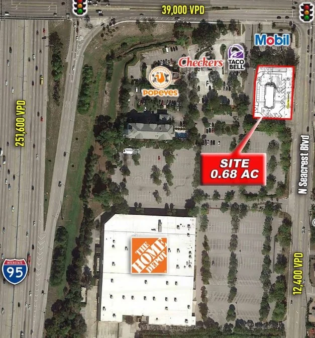 Outparcel to Home Depot