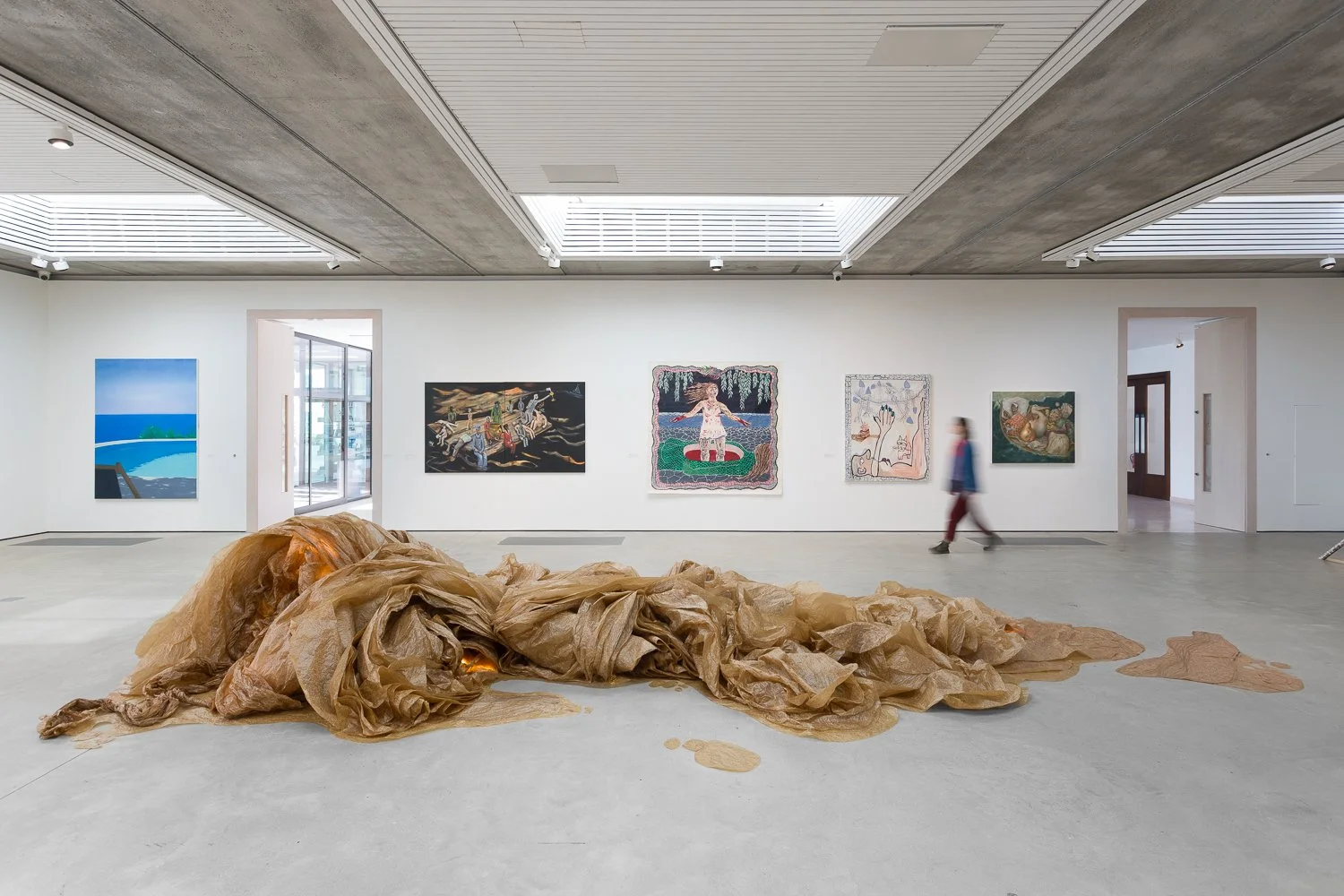 ‘The Moving Line (Shingle Coast)‘, Kate Howe, 2026. Site specific installation.