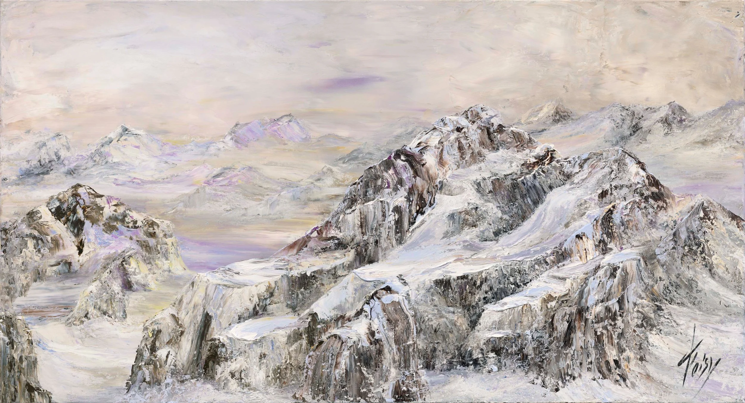 Stand Tall, acrylique 39" x 72"