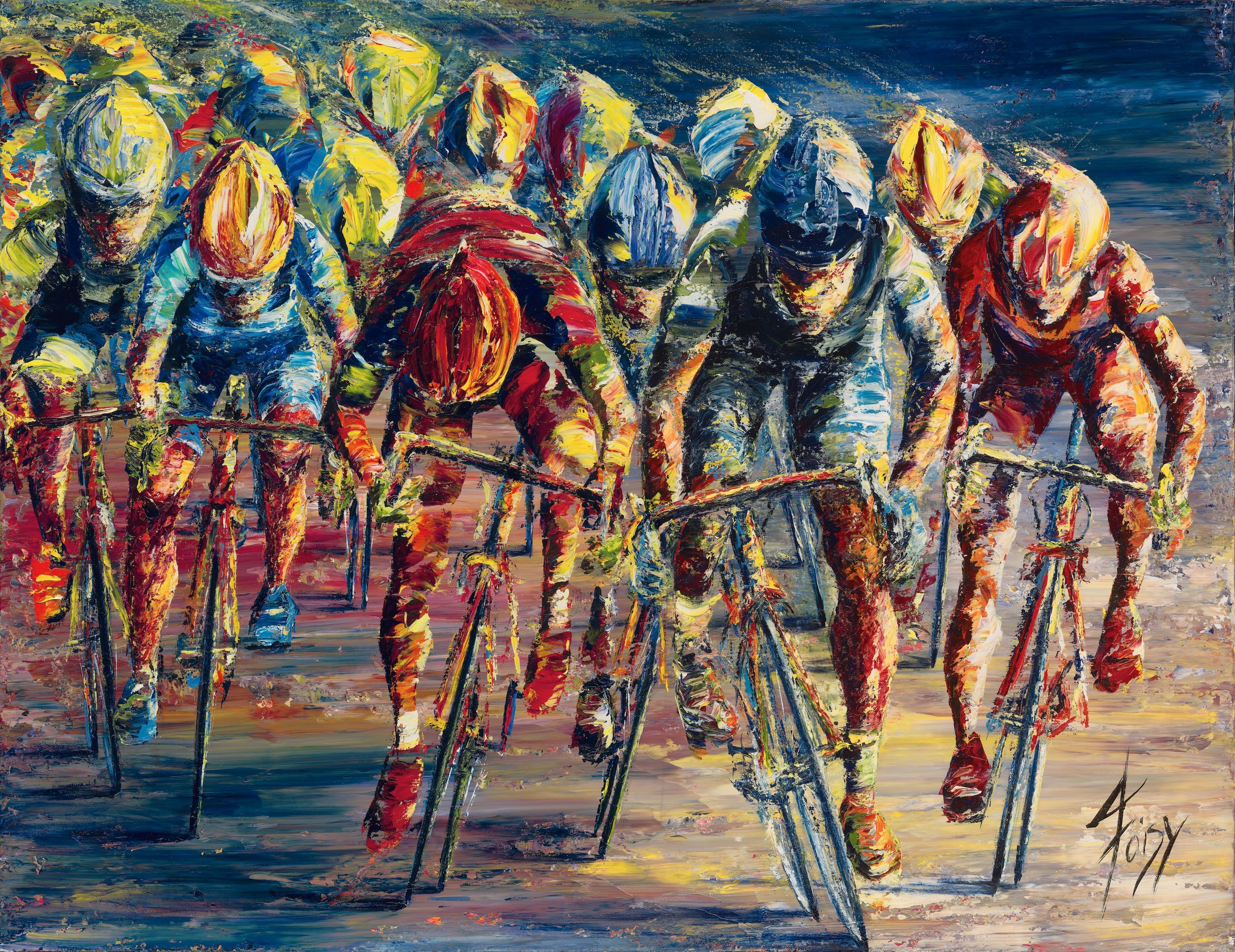 Sweating Bullets, 55" x 75"