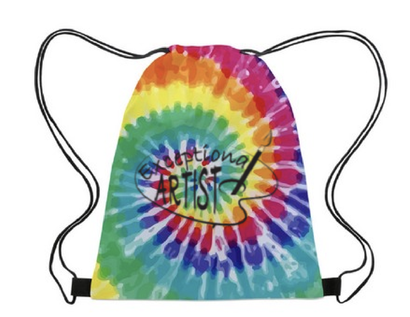 Exceptional Artist Drawstring Backpack and Drawing Materials