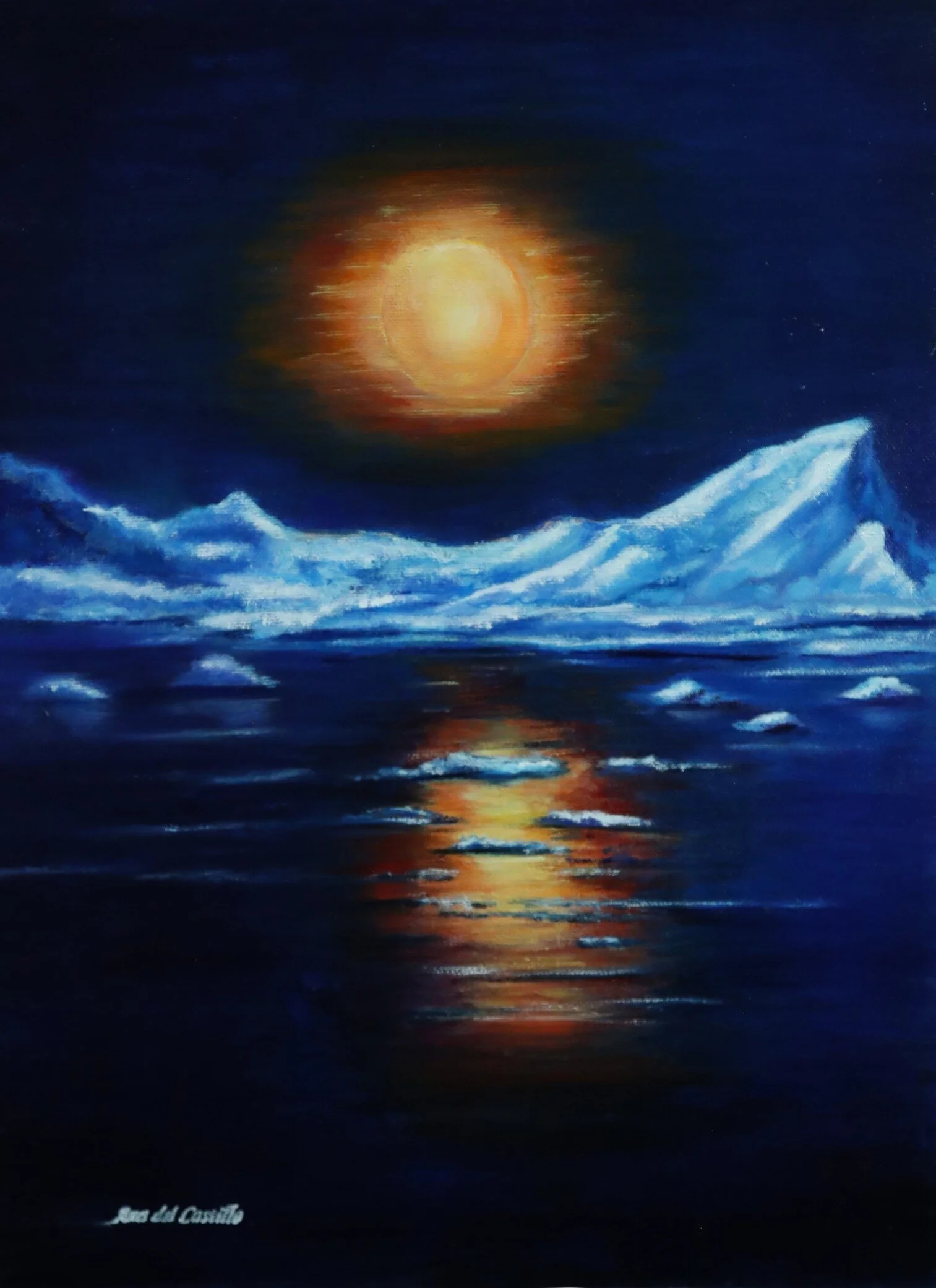 Antartica Sunset by Ana del Castillo
