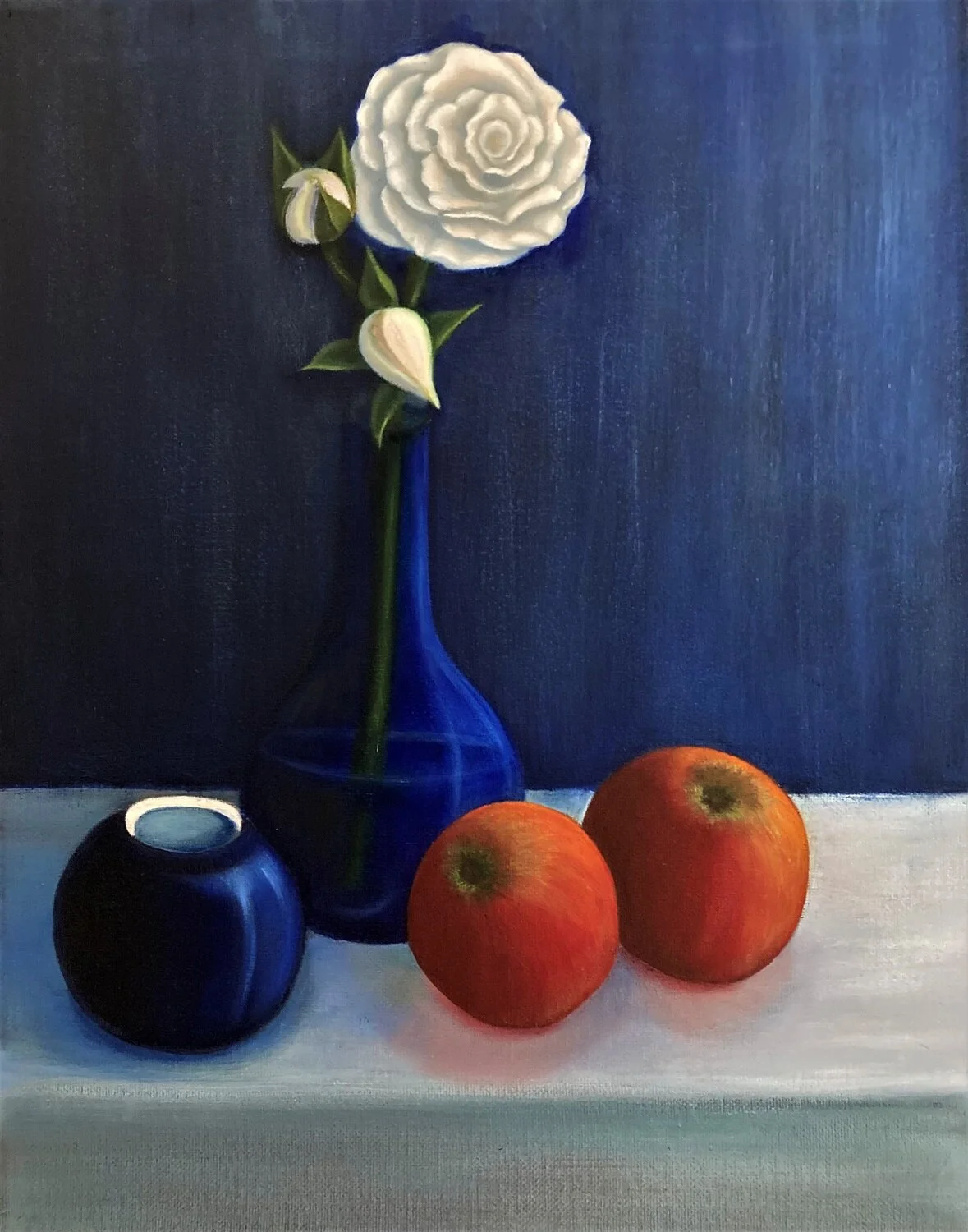 Apples and Rose in Progress 2.jpg