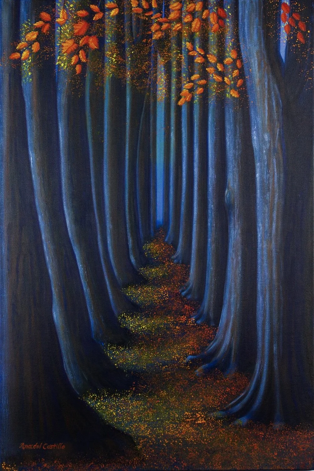 Dusk Dream. Oil on canvas by Ana del Castillo.