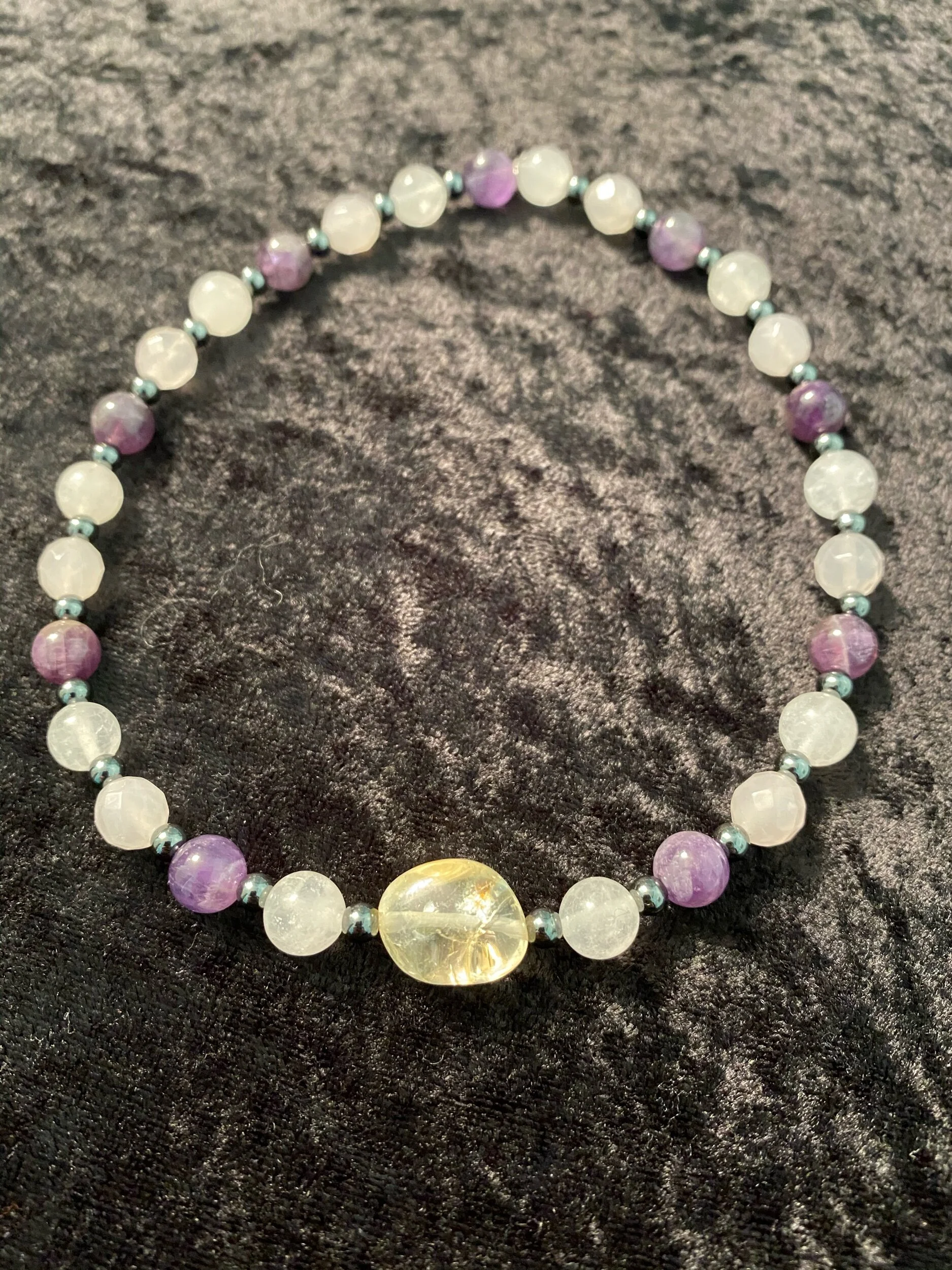 Quartz Variety Affirmation Beads