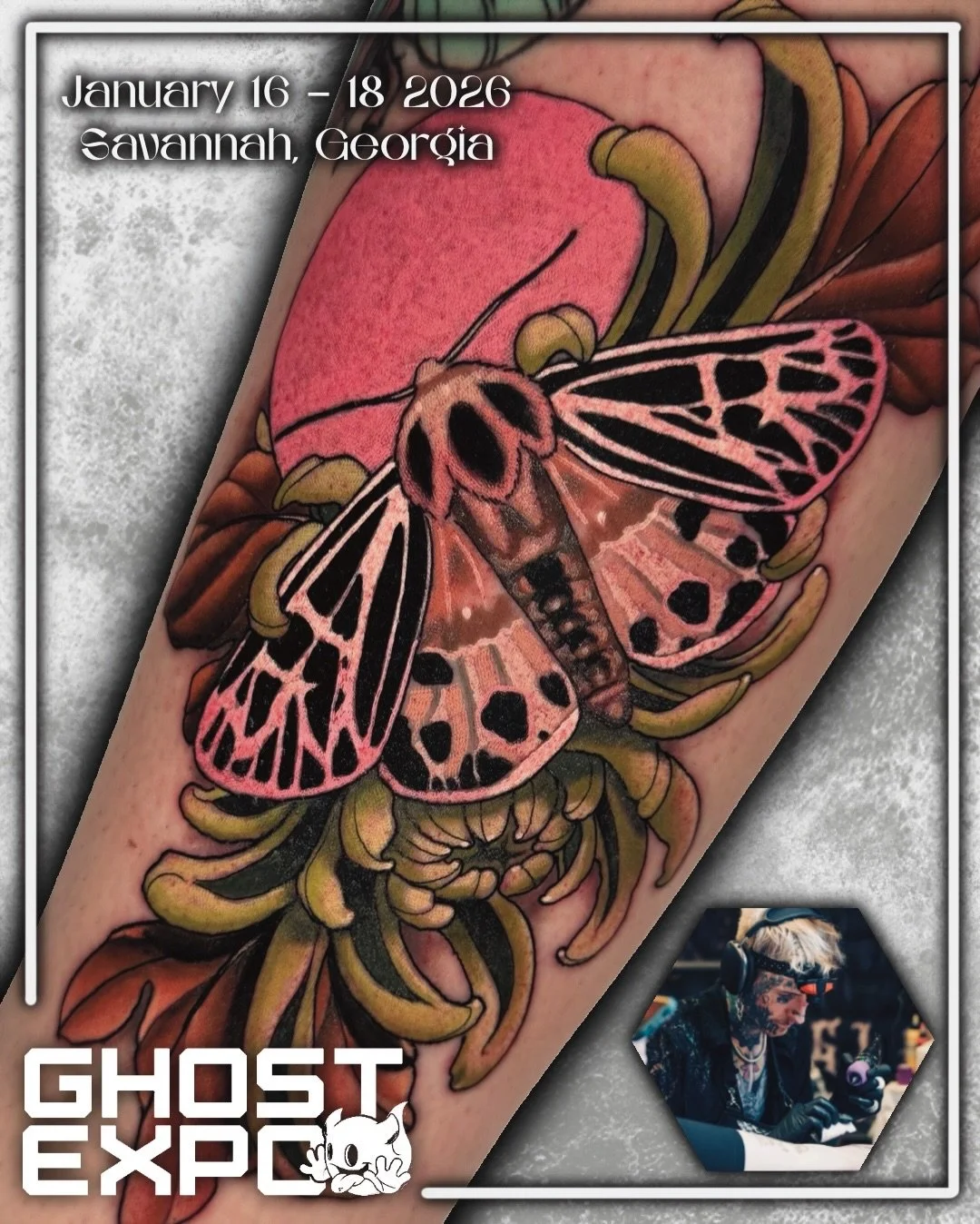 🍑 SAVANNAH, GEORGIA 🍑|January 16-18, 2026| 
⛓️I will be attending @ghosttattooexpo to sling some sick tattoos! 
⛓️I would love to do some awesome pieces while im down there! 
⛓️If you are interested in booking a tattoo with me feel free to 
⛓️shoot