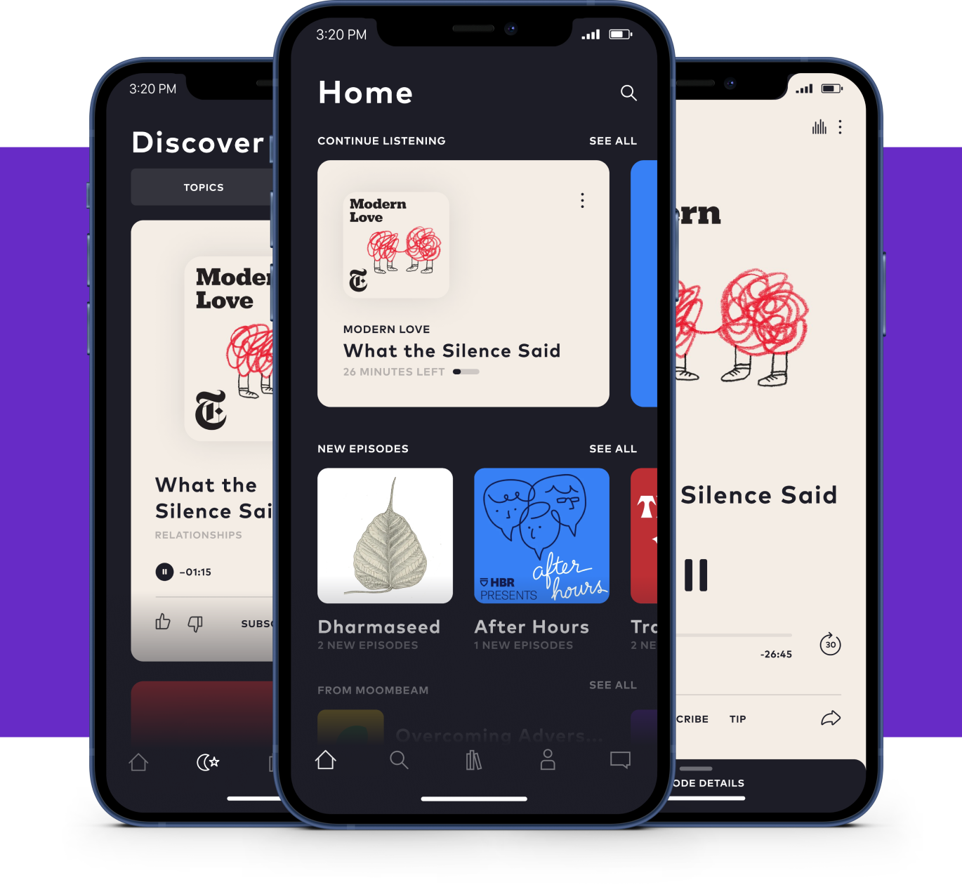 Moonbeam The Home of Podcast Discovery.