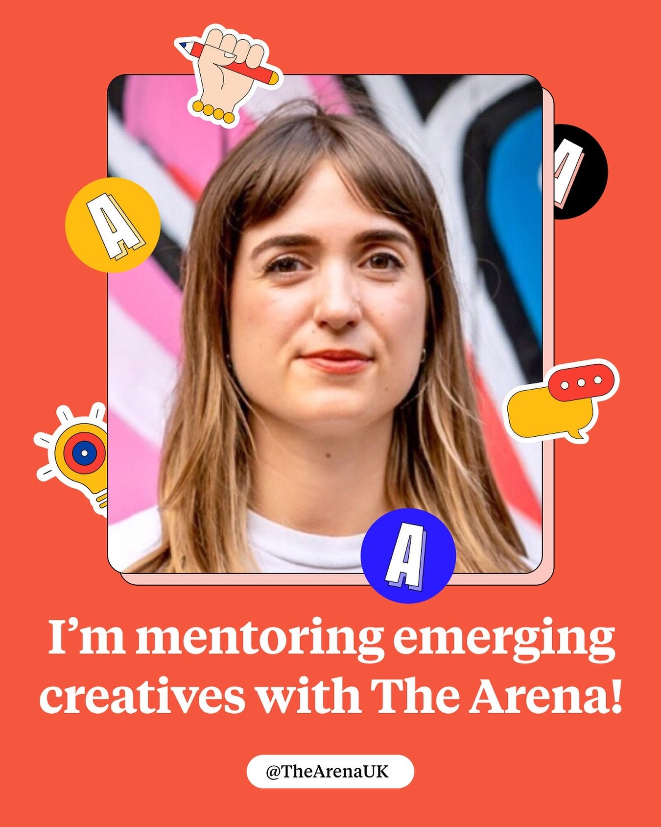 I&rsquo;m very excited to share that I&rsquo;ll be supporting The Arena&rsquo;s mentoring initiative this spring, as a mentor to two emerging creatives.

The scheme is not just about opening doors, but more importantly, ensuring no creative breaking 