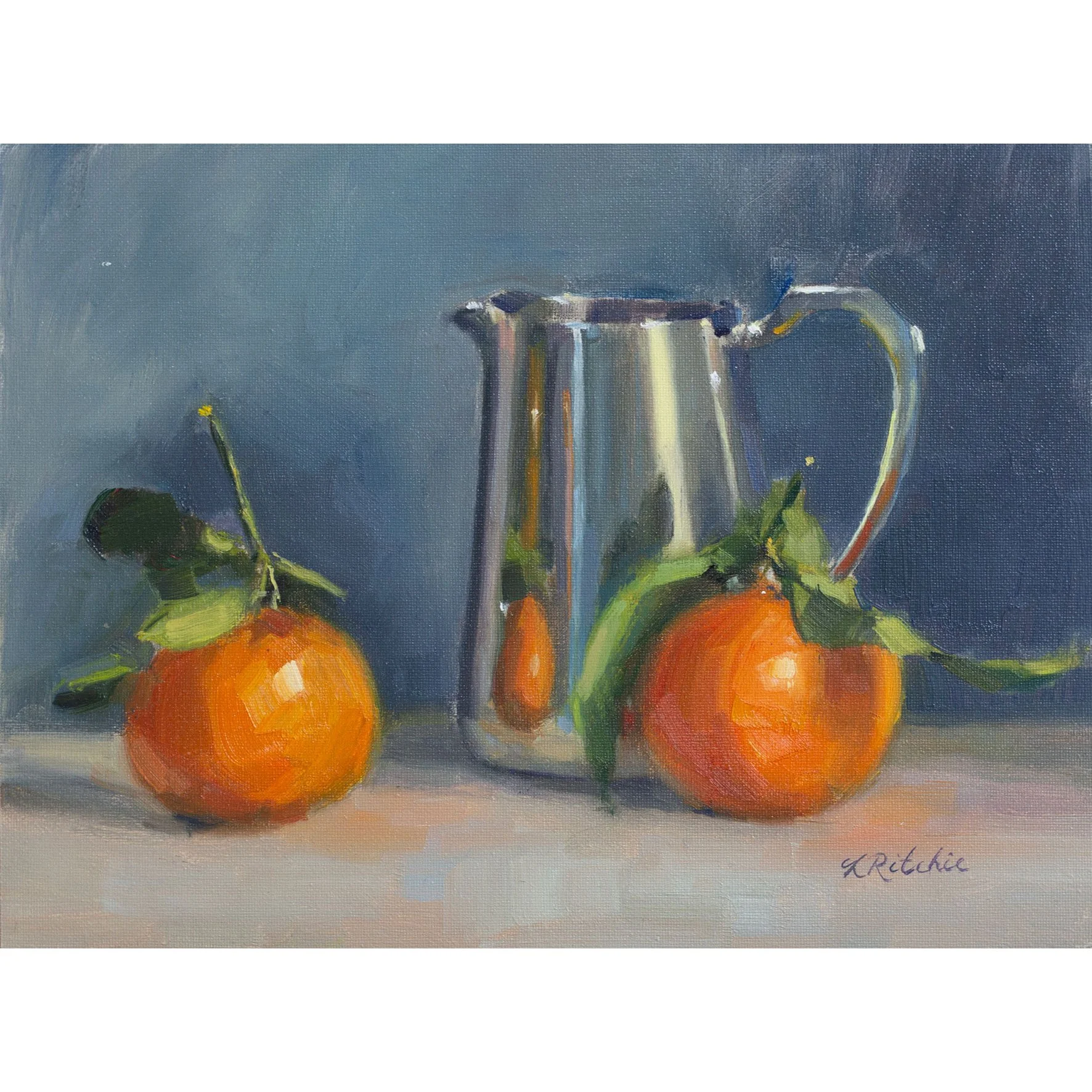 Siver Jug and Clementines