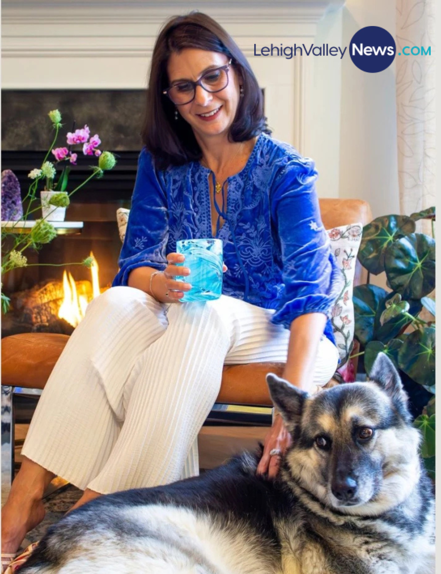 Hilary Unger of Perianth Interior Design and Stefi LehighValleyNews.com Article