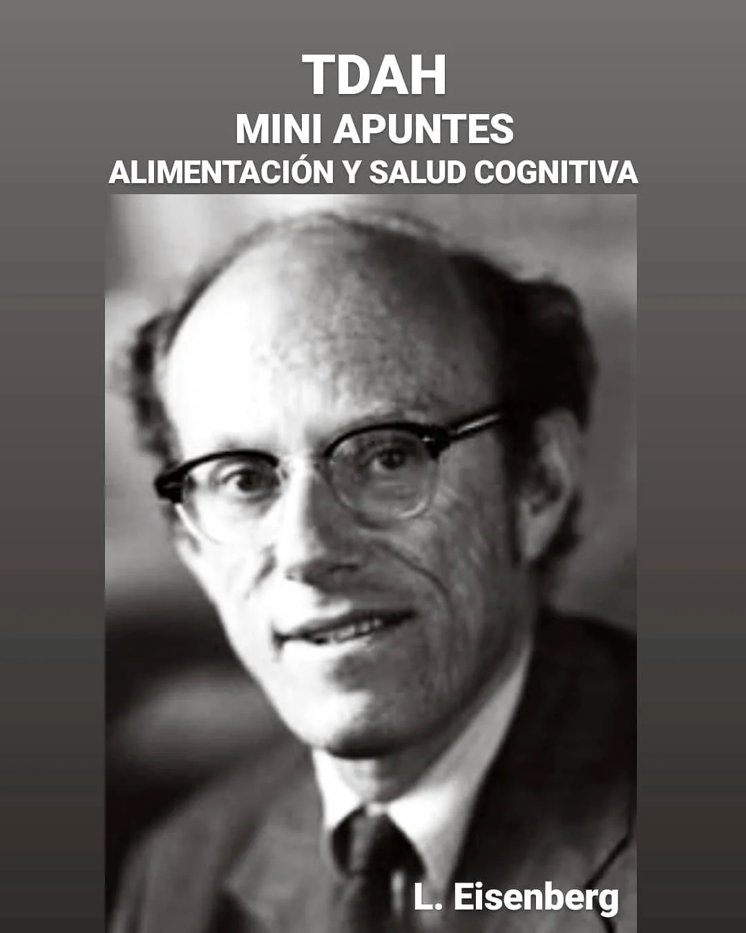 En 1968, el psiquiatra Leon Eisenberg, consigui&oacute; incluir el TDAH en el DSM. Hoy en Espa&ntilde;a, m&aacute;s de 250.000 ni&ntilde;os toman psicof&aacute;rmacos diariamente.

Aunque no soy experto en este trastorno, muchos me pregunt&aacute;is 