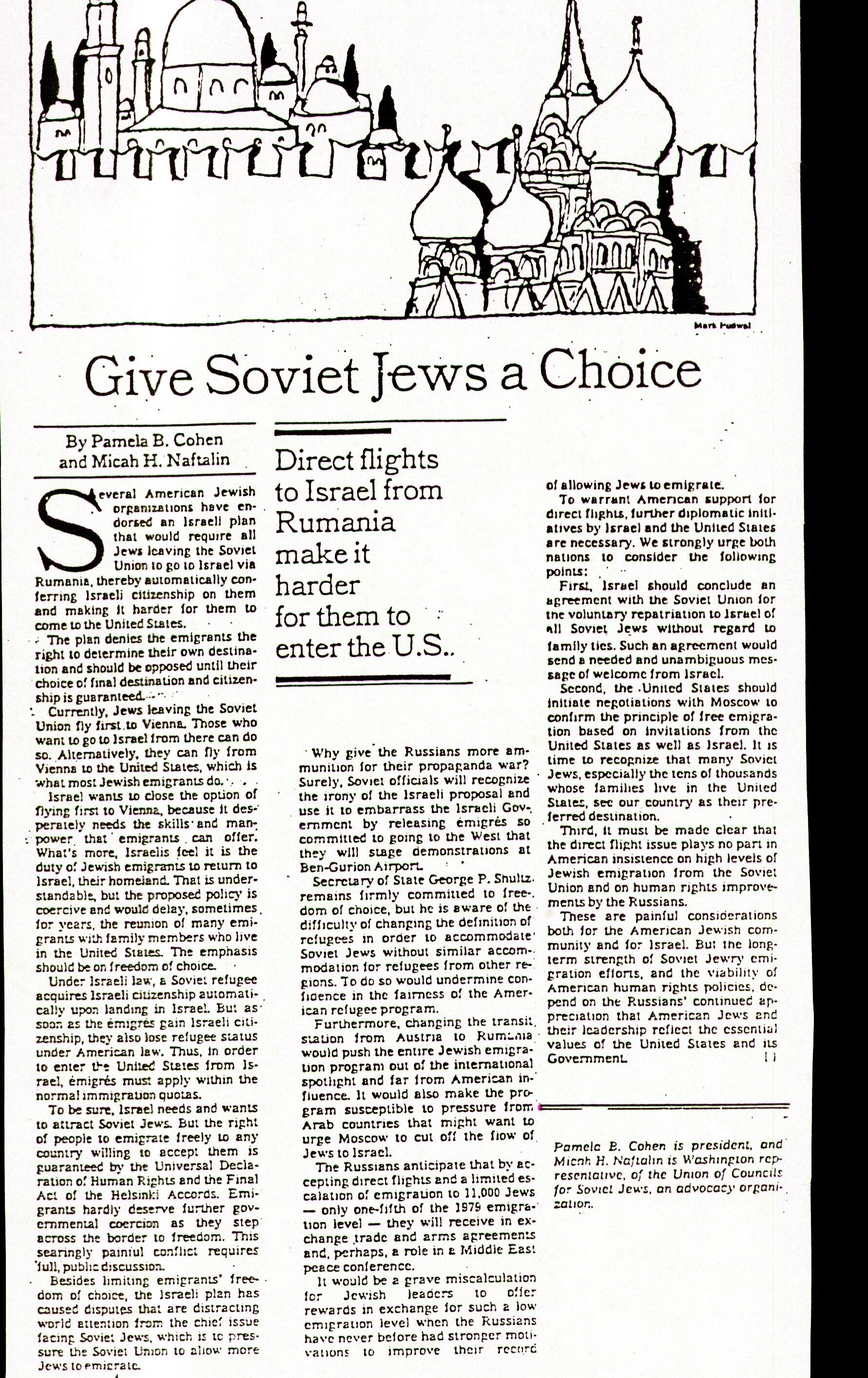 Micah and my New York Times op-ed piece the establishment found objectionable. See Hidden Heroes for the full story.