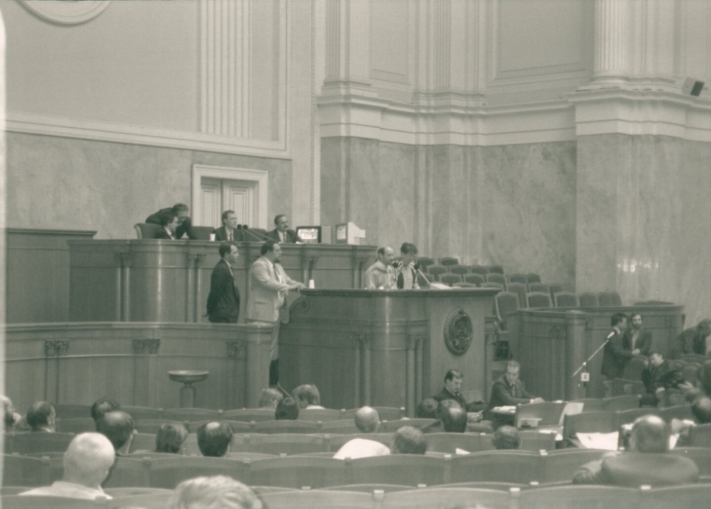 My speech at the Leningrad Duma. 1990. See Hidden Heroes for the full story.