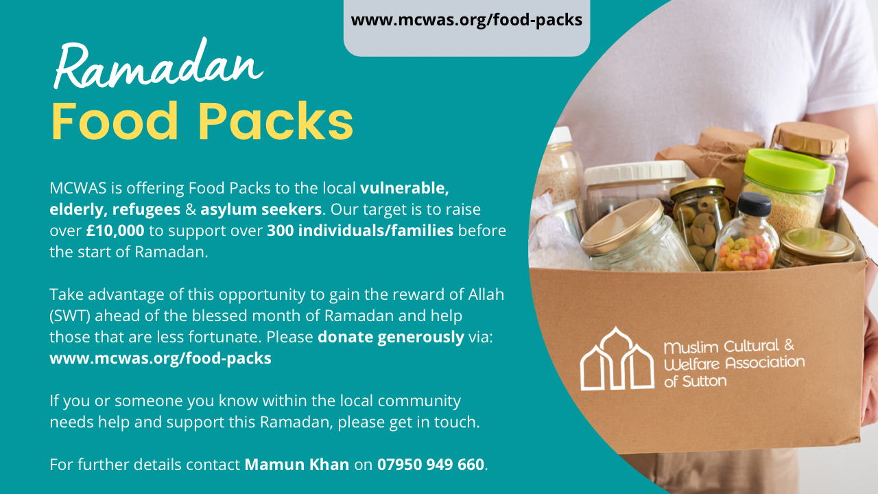 🛒Ramadan Food Packs &amp; Hot Meals 🥘