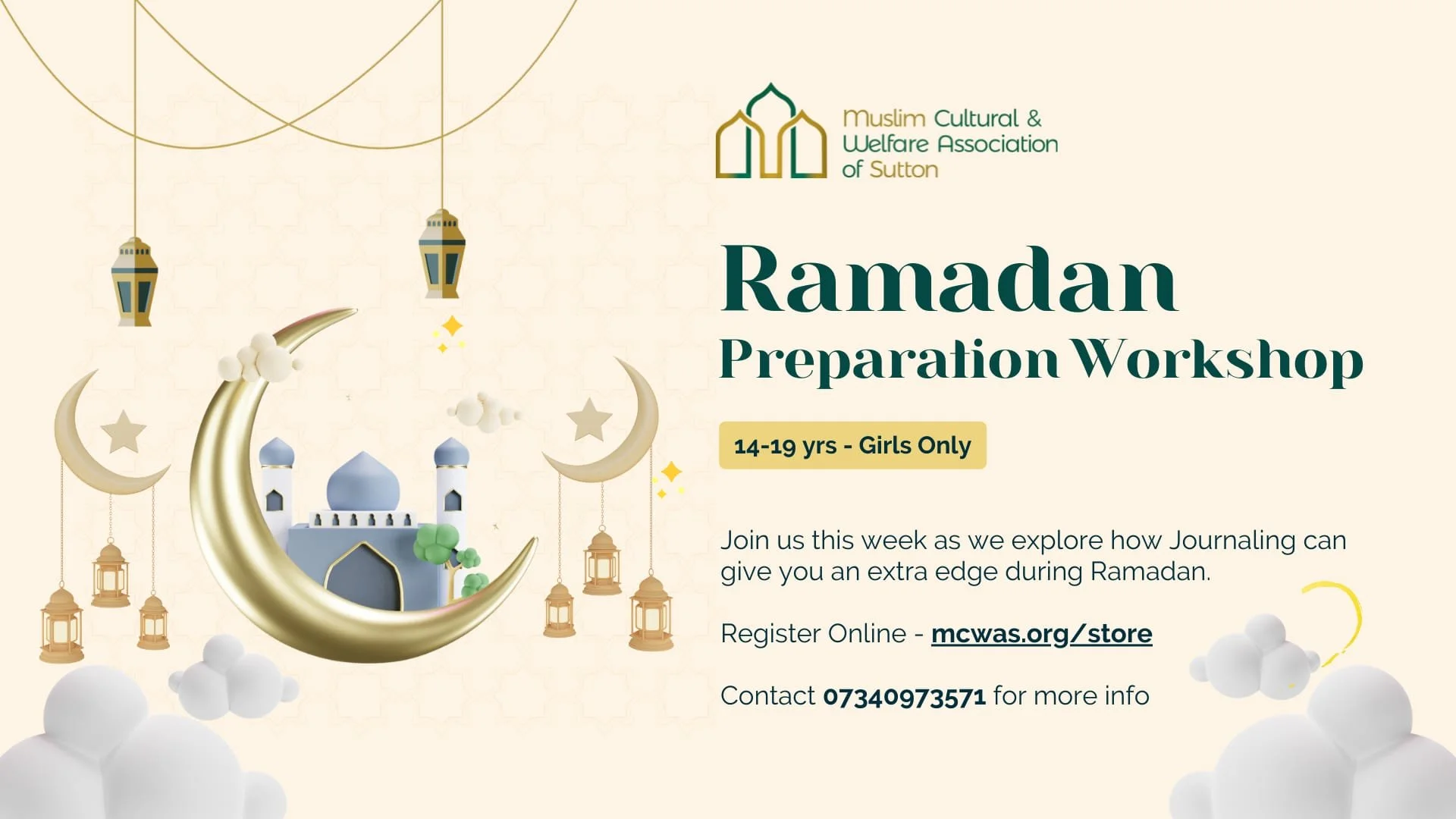 Ramadan - Preparation Workshop