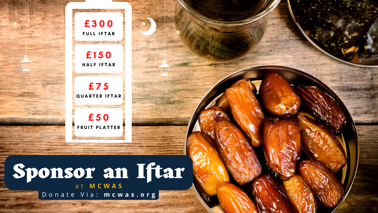 Sponsor a Community Iftar at MCWAS